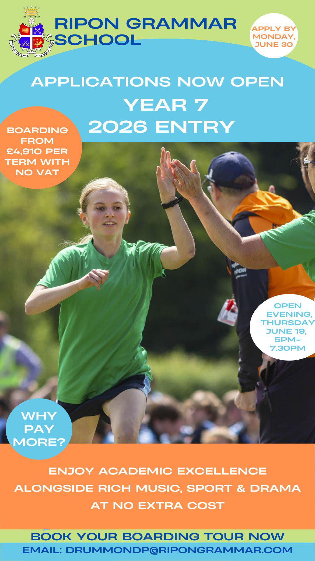 Ripon - Unlock your child’s full potential - apply now to join us in ...