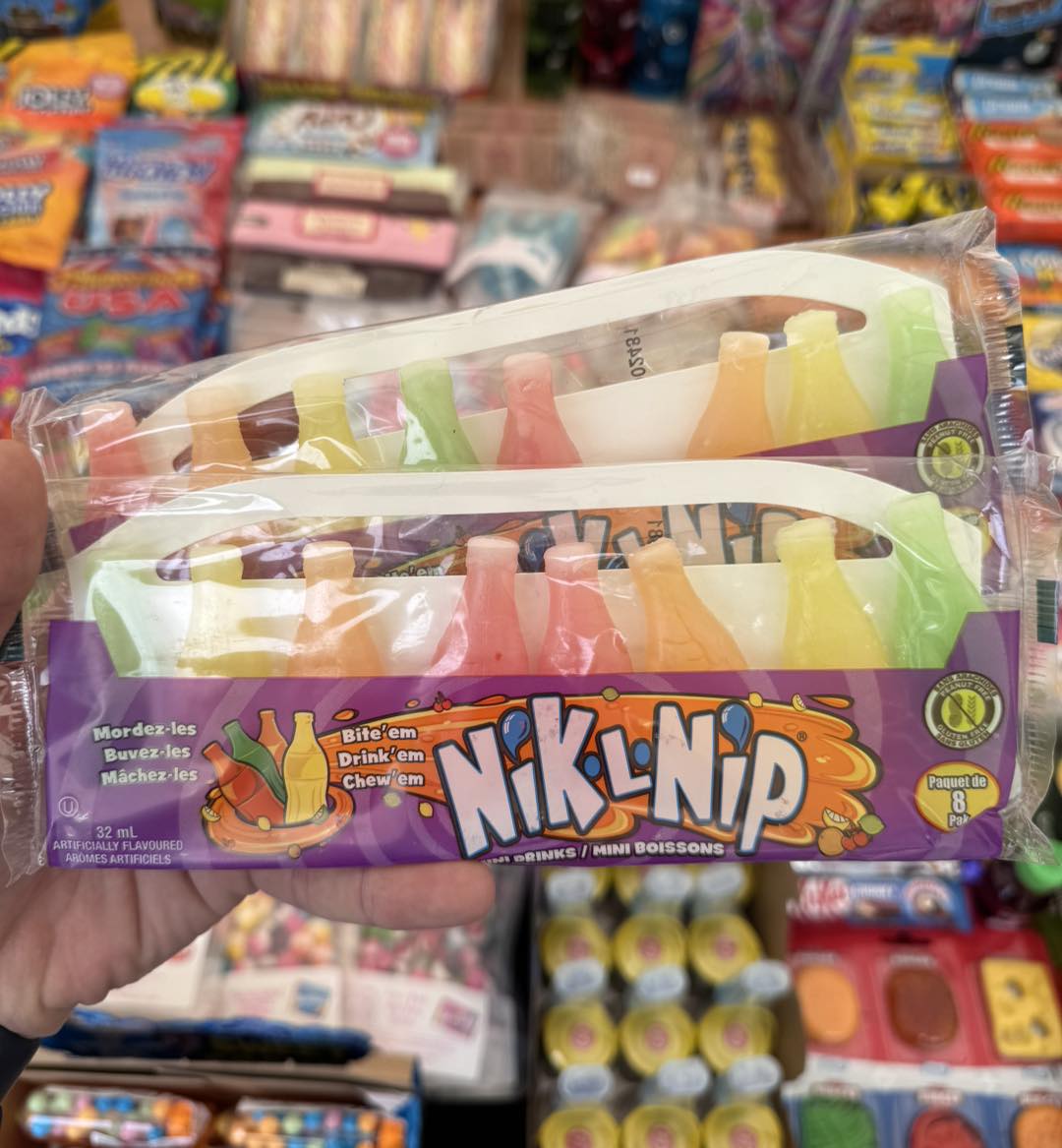 Nik-L-Nip — assorted flavors for just 5¢! Who remembers these