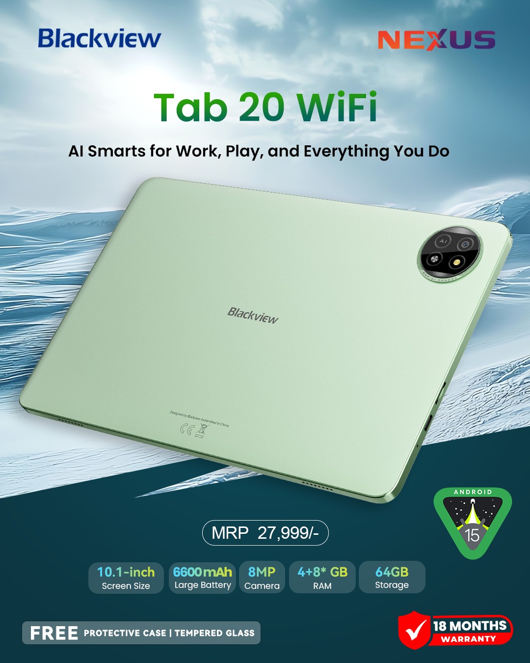 Introducing Blackview Tab 20 WiFi - The latest addition to our