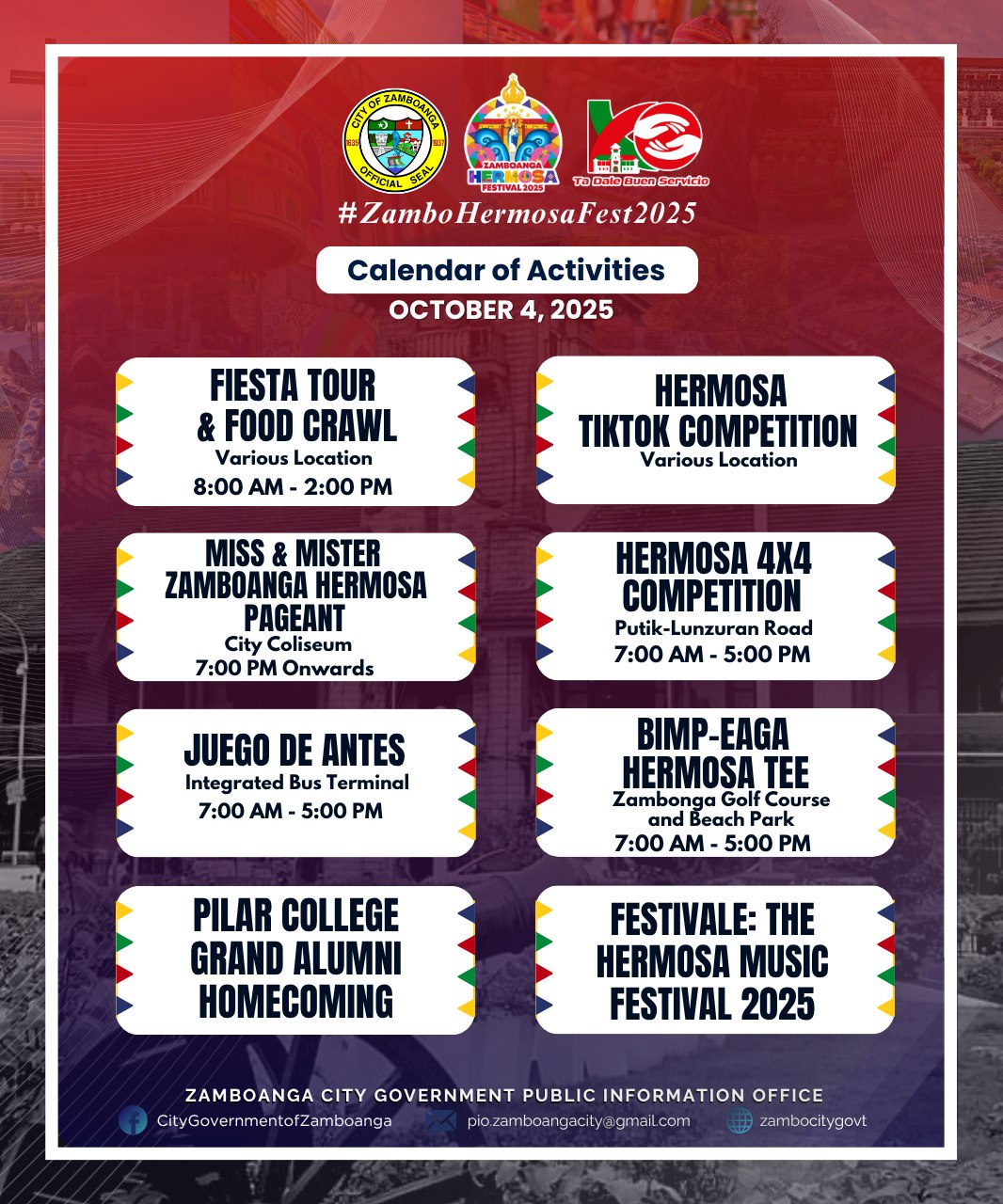 City - LOOK| Zamboanga Hermosa Festival 2025 activities for today ...