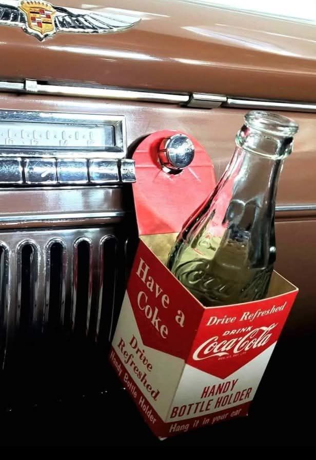 Vintage 1950s Donald Duck cola bottles