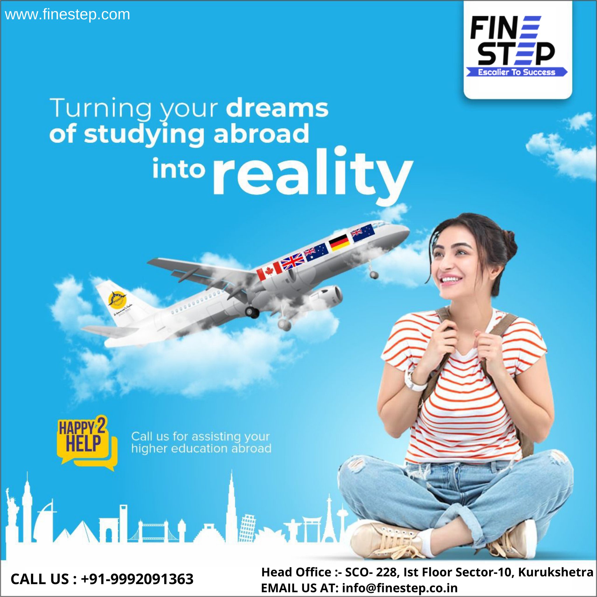 Fine Step Study Consultants - Turn your dream of studying abroad into ...