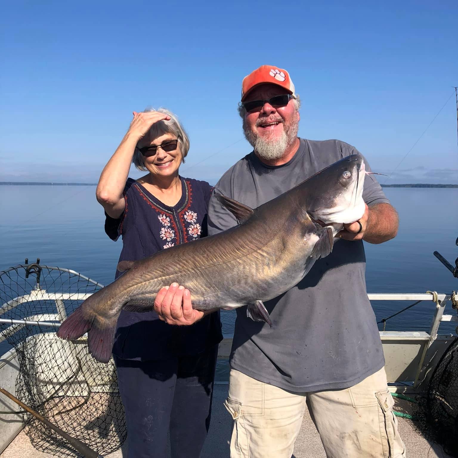 Santee Cooper did not disappoint today we even released a 30lbs Blue ...