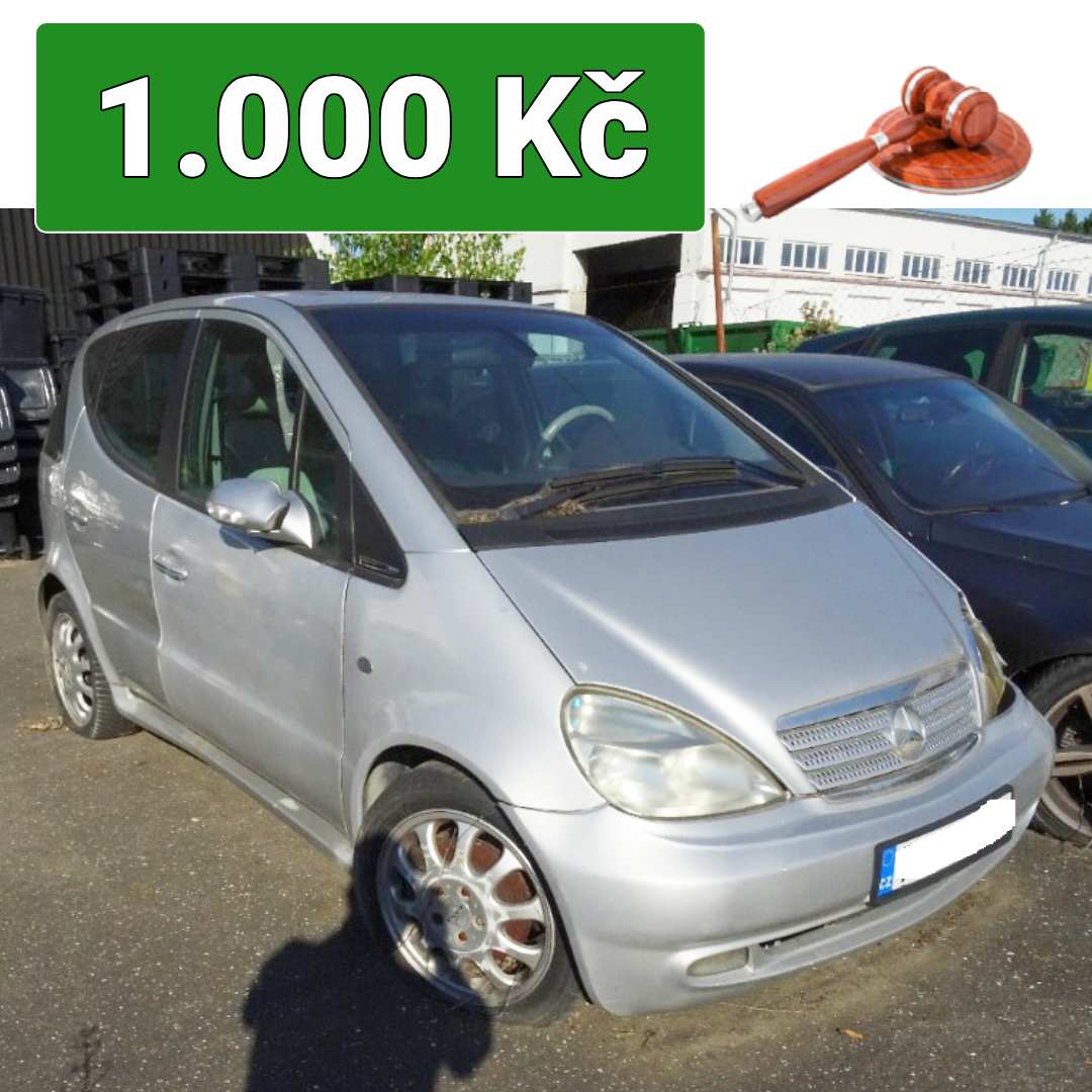 Dražby - Mercedes-Benz A 210 - 1.000 Kč ️ https://www.extrh.cz/25-9 ...