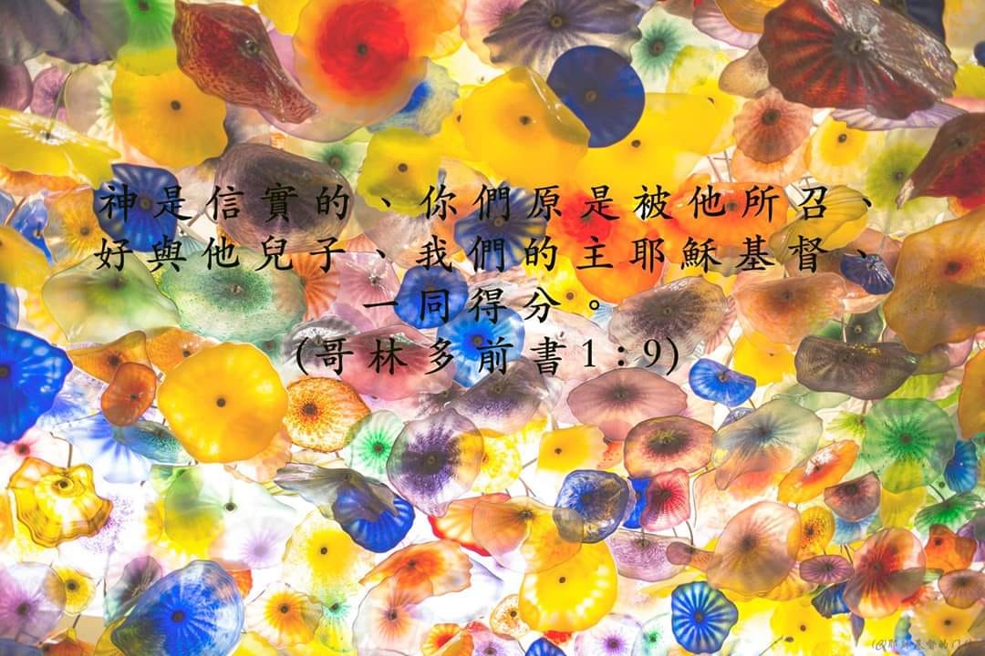 台灣基督福音協進會 - 神是信實的，你們原是被他所召， 好與他兒子，我們的主耶穌基督，一同得分。 哥林多前書1：9 | Facebook