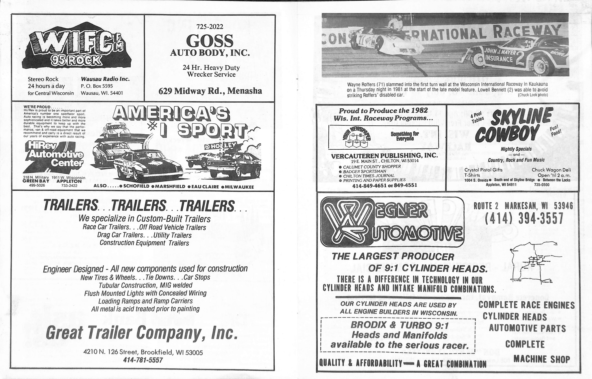 Wisconsin Auto Racing... - Wisconsin Auto Racing History