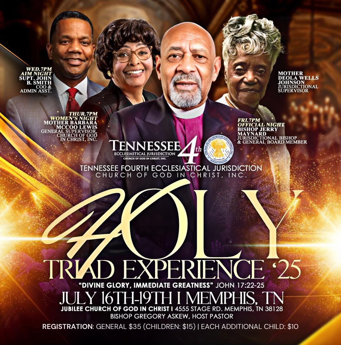 🔥... - Tennessee Fourth Ecclesiastical Jurisdiction (COGIC) | Facebook