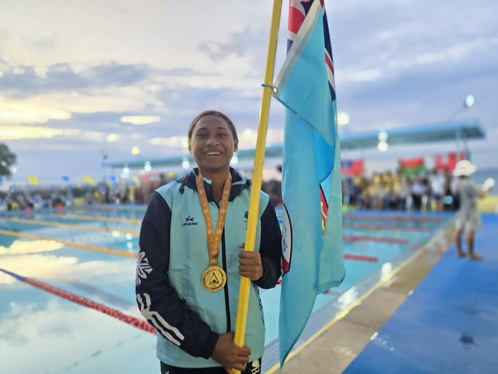 Team Fiji - 🥇🇫🇯 Team Fiji flagbearer and swimming... | Facebook