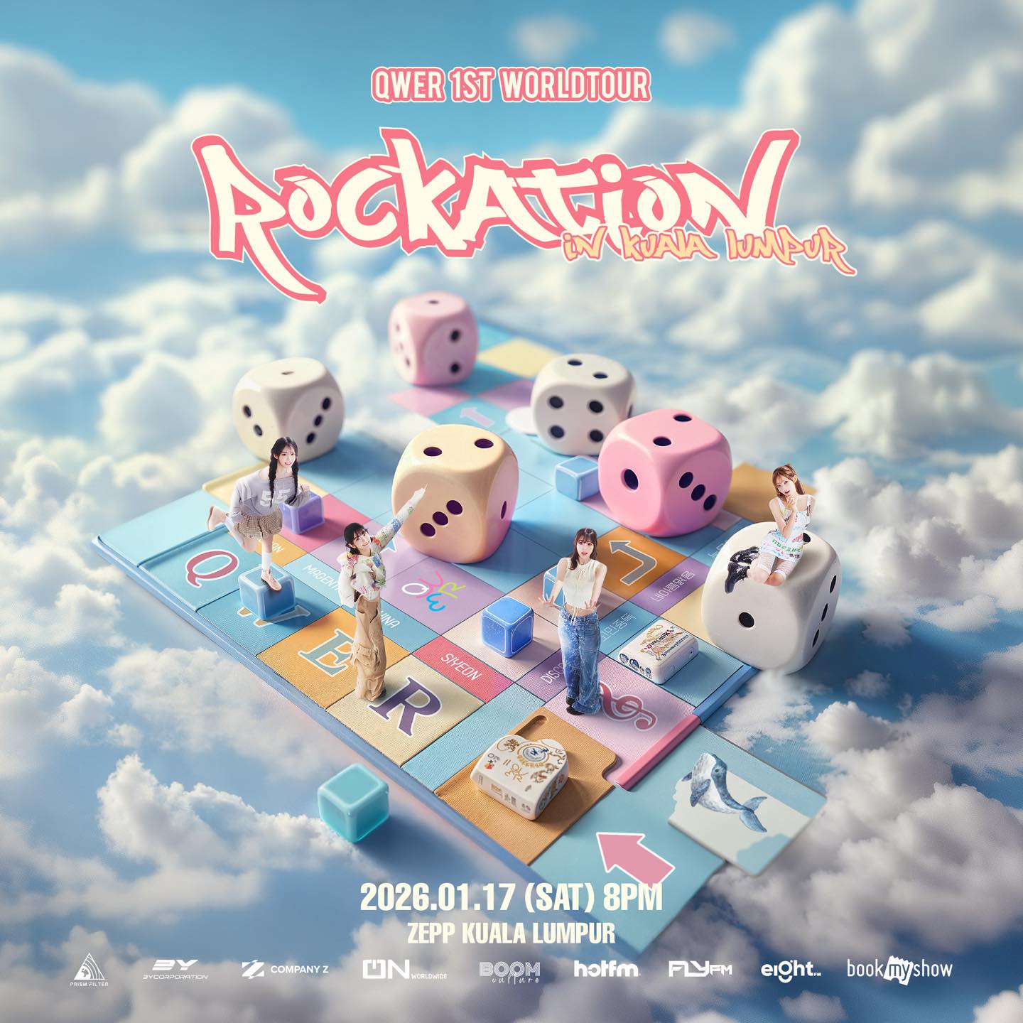 QWER ROCKATION in Kuala Lumpur トレカ QWER 1ST WORLD TOUR < ROCKATION> in KUALA LUMPUR> 'QWER 1ST WORLD
