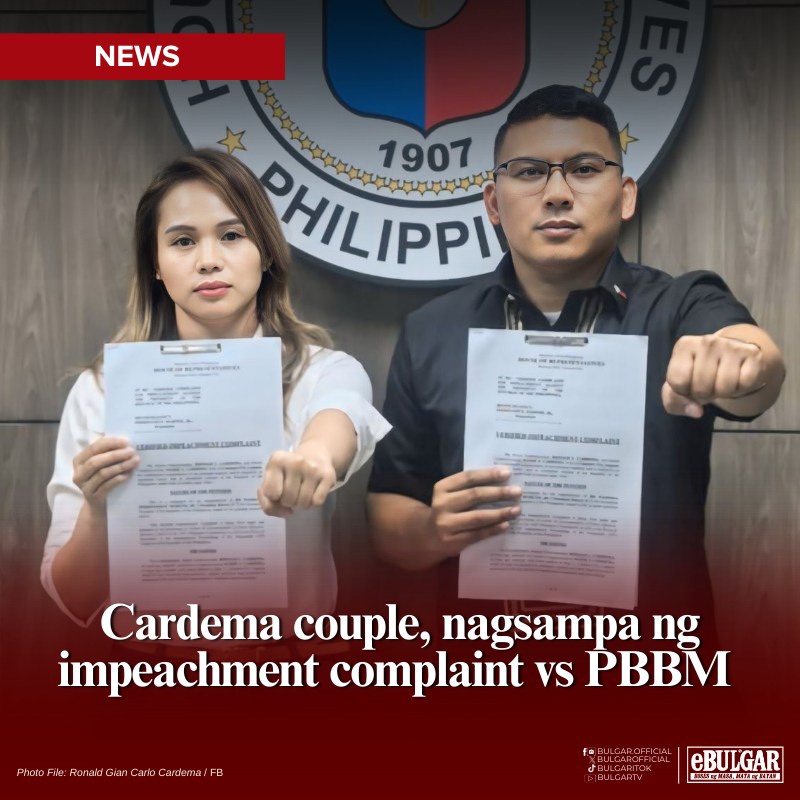 BULGAR - Batay sa ulat, nagtungo sa House of Representatives si Duterte ...