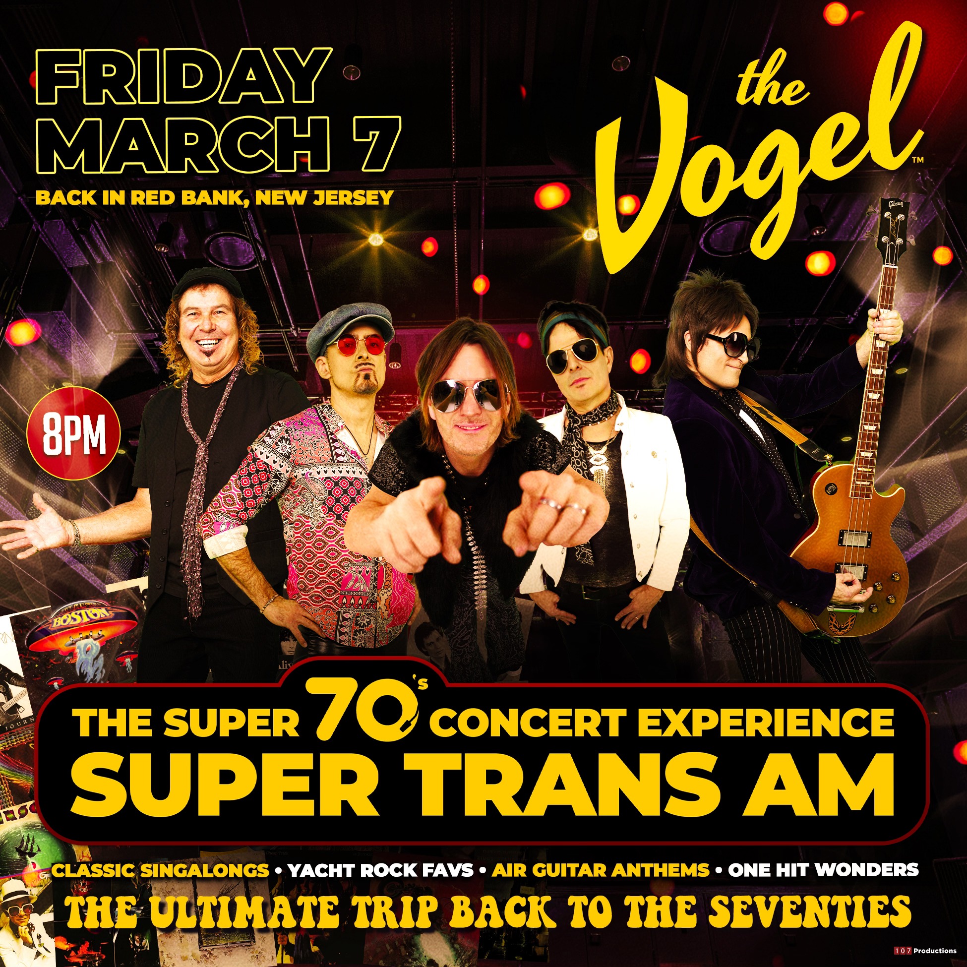 Super 70's concert experience in Red Bank, NJ