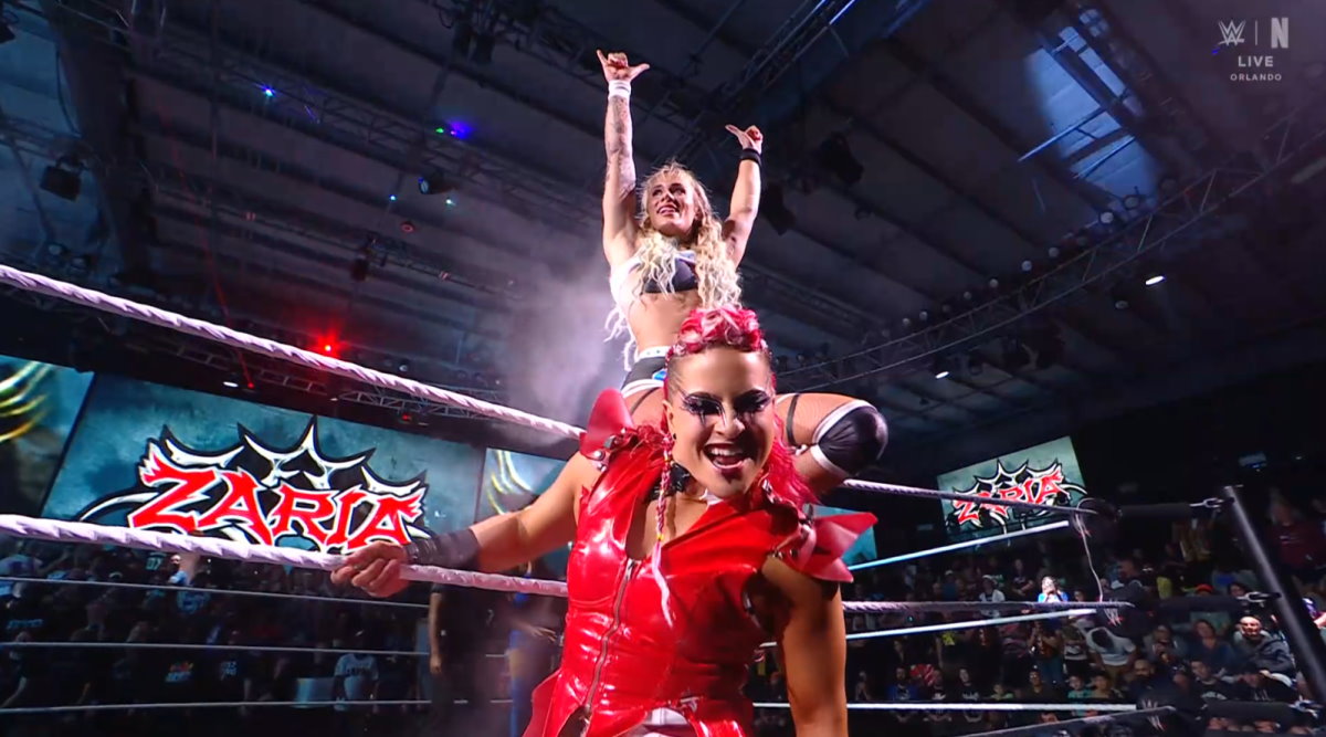 Universe of Wrestling - Tonight on WWE NXT, Sol Ruca and Zaria defeated ...