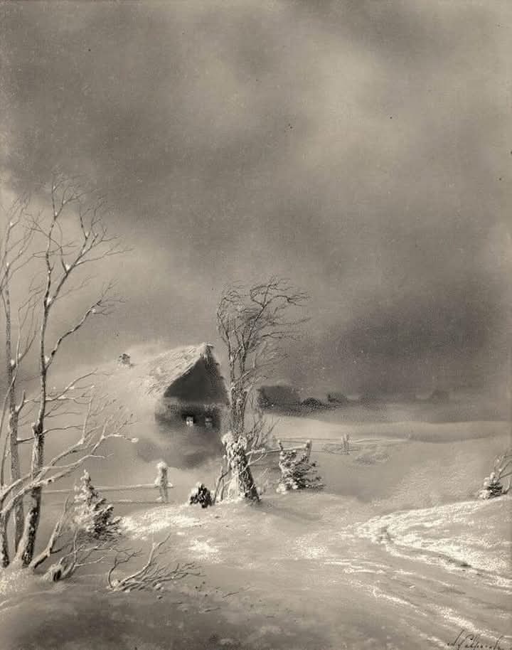 Russian Artist Savrasov Alexey (1830-1897). 