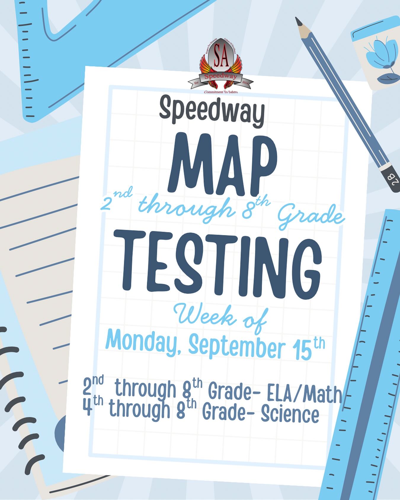 Speedway School - 📢 Speedway Families! MAP Testing is... | Facebook