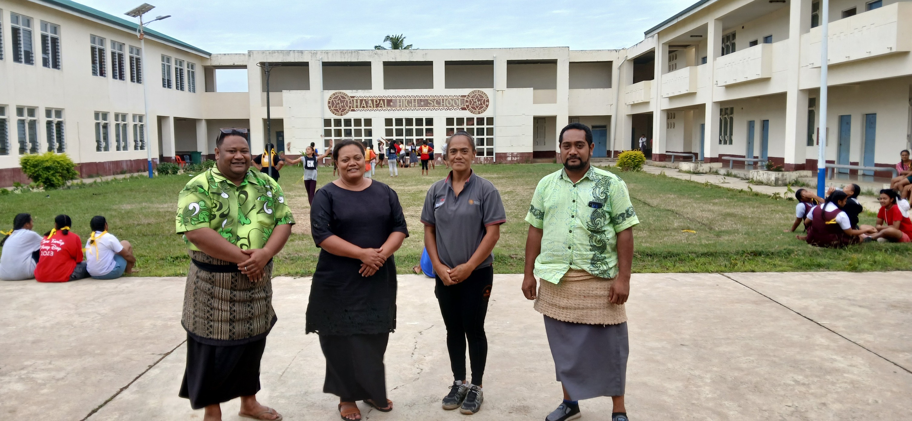Tonga - L-R *Faka'anaua Ki Peteli Hakalo - First time join TNA workshop ...