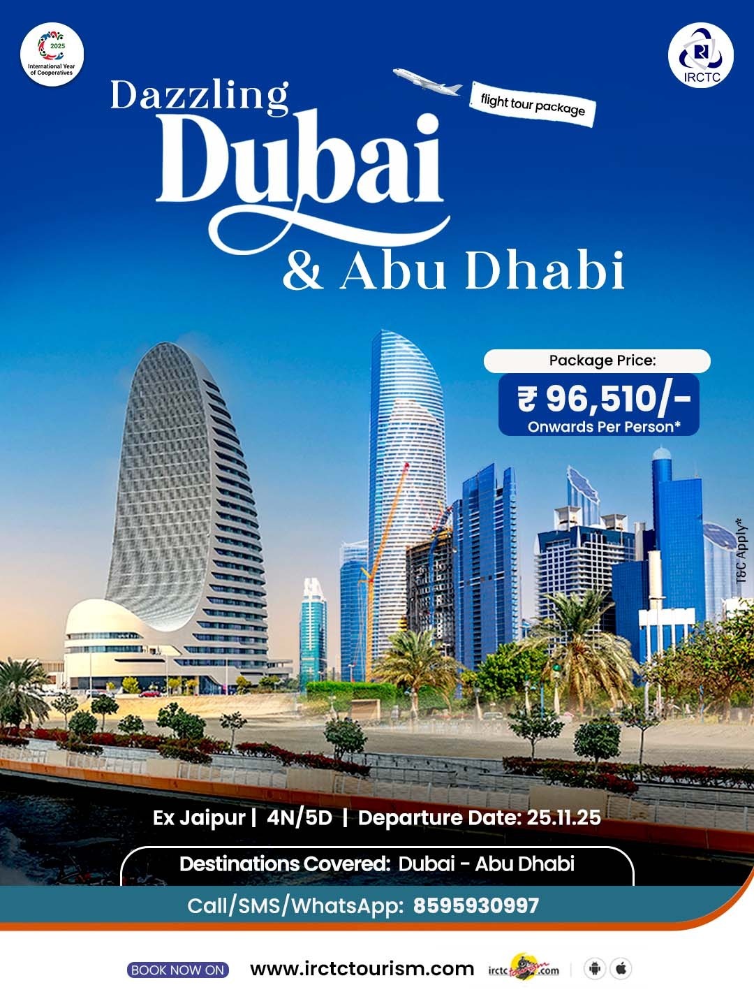 IRCTC - IRCTC Tourism invites you on a Dazzling Dubai &... | Facebook