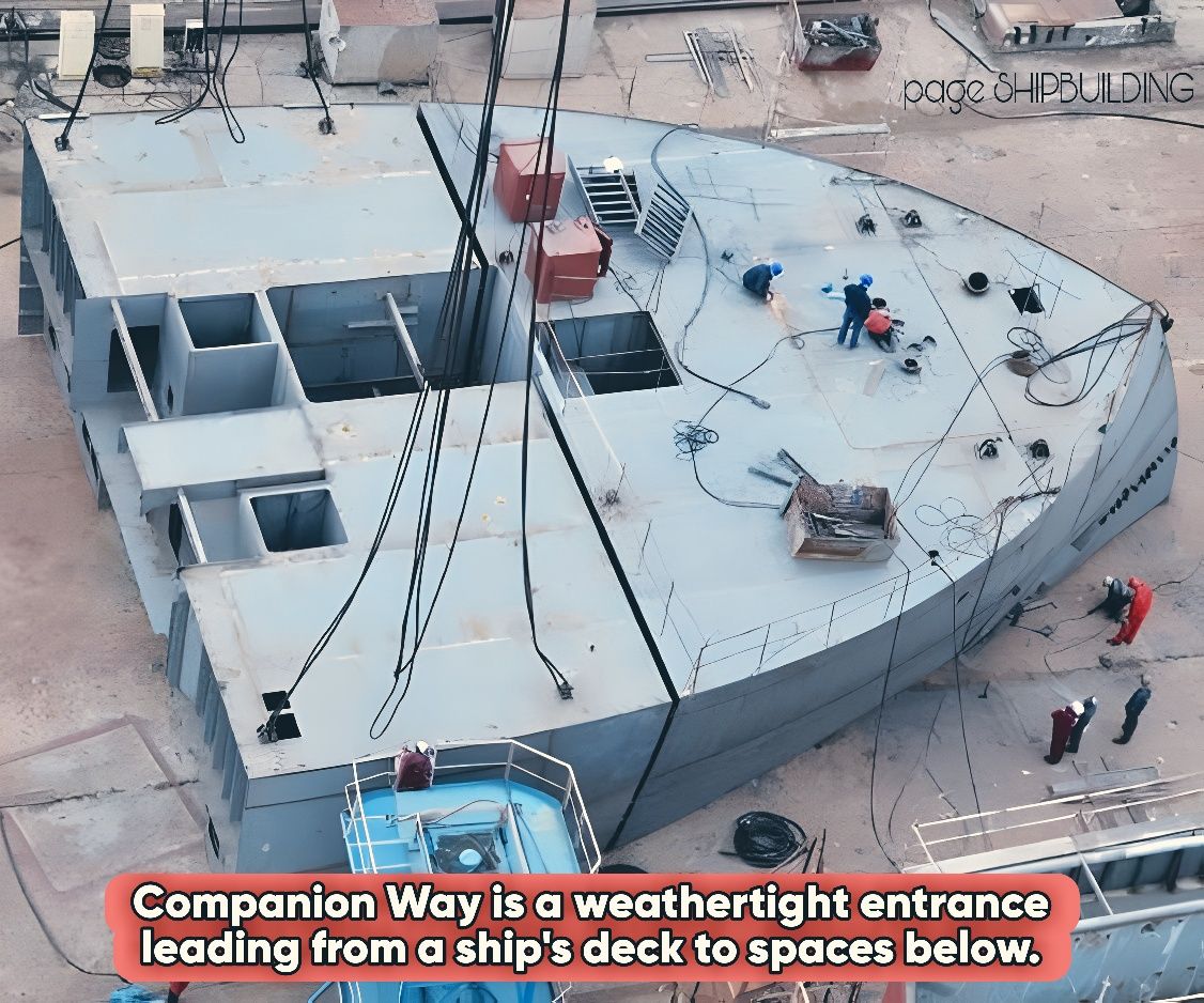 ꜱʜɪᴘʙᴜɪʟᴅɪɴɢ - Companion Way is a weathertight entrance leading from a ...