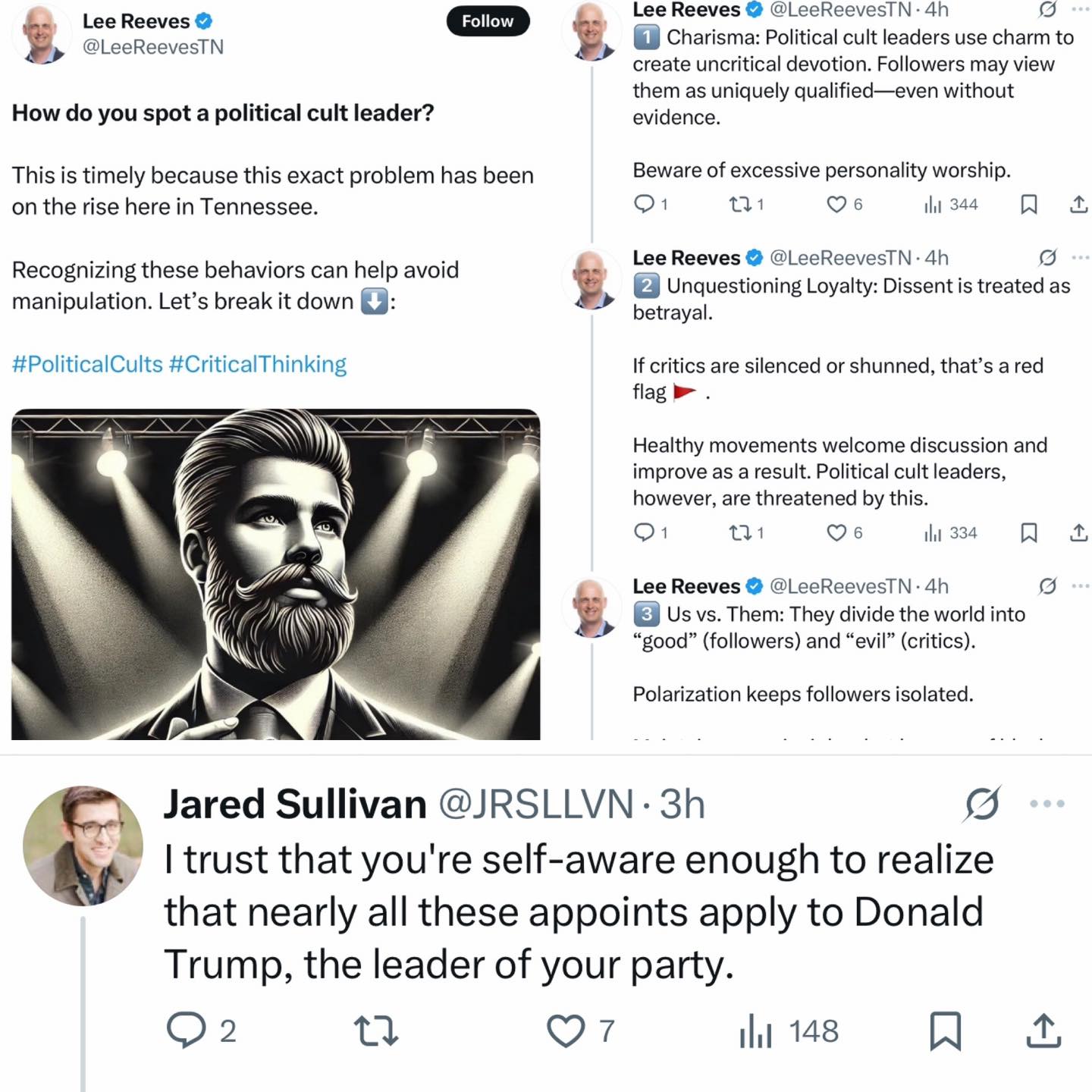 The Tennessee - FRANKLIN, TN Rep. Lee Reeves just dropped an amazingly ...