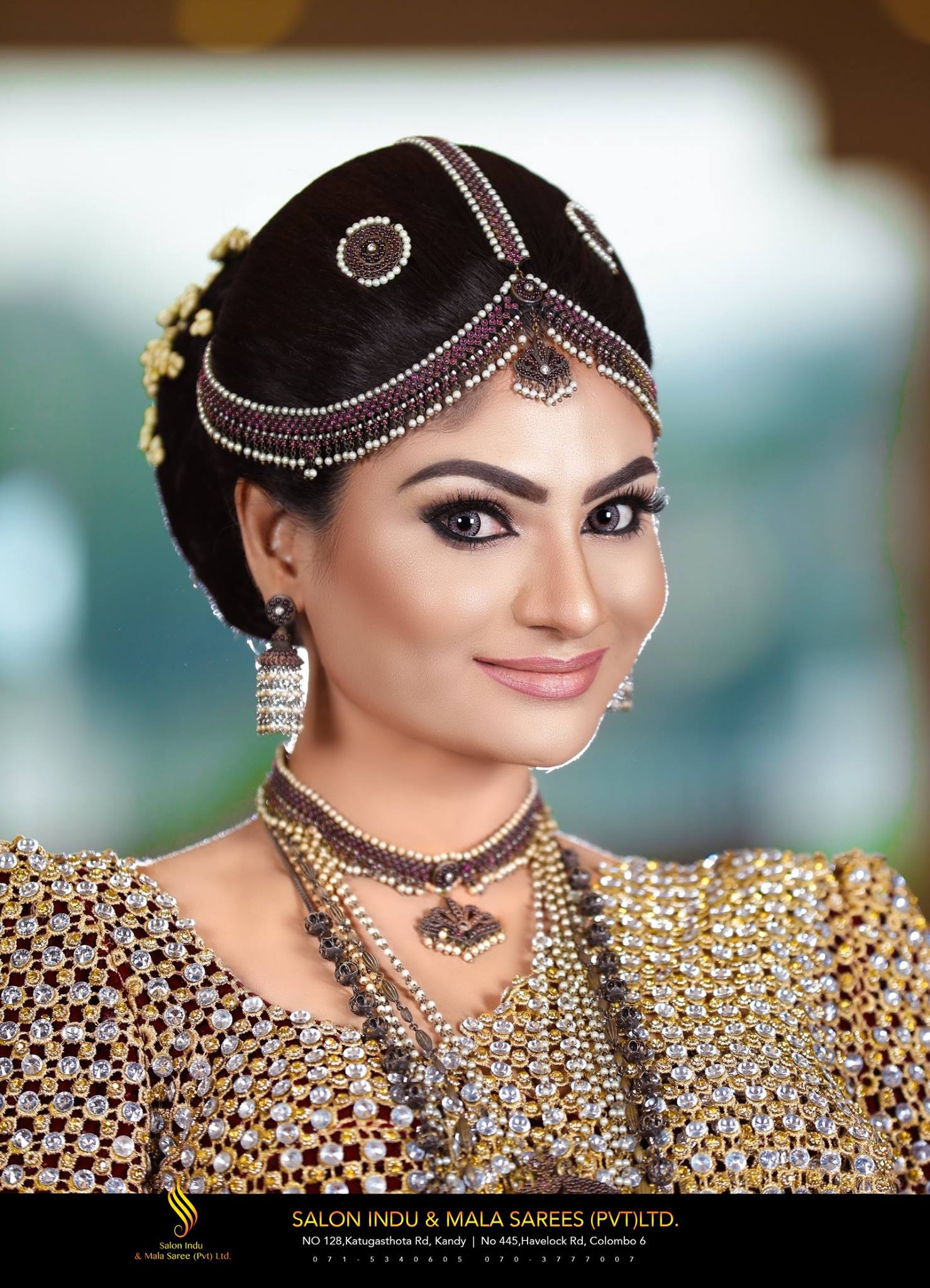 ‌Beautiful Roshel Sam... - Salon Indu and Mala Saree