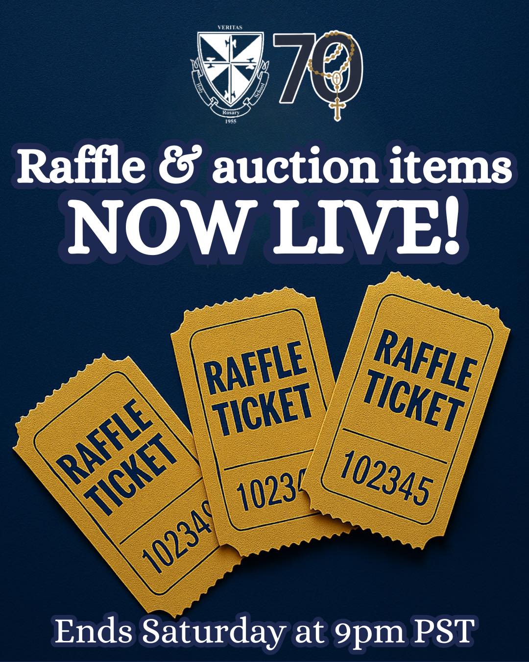 Holy - The wait is over for our 70th Anniversary Gala! Our raffle ...