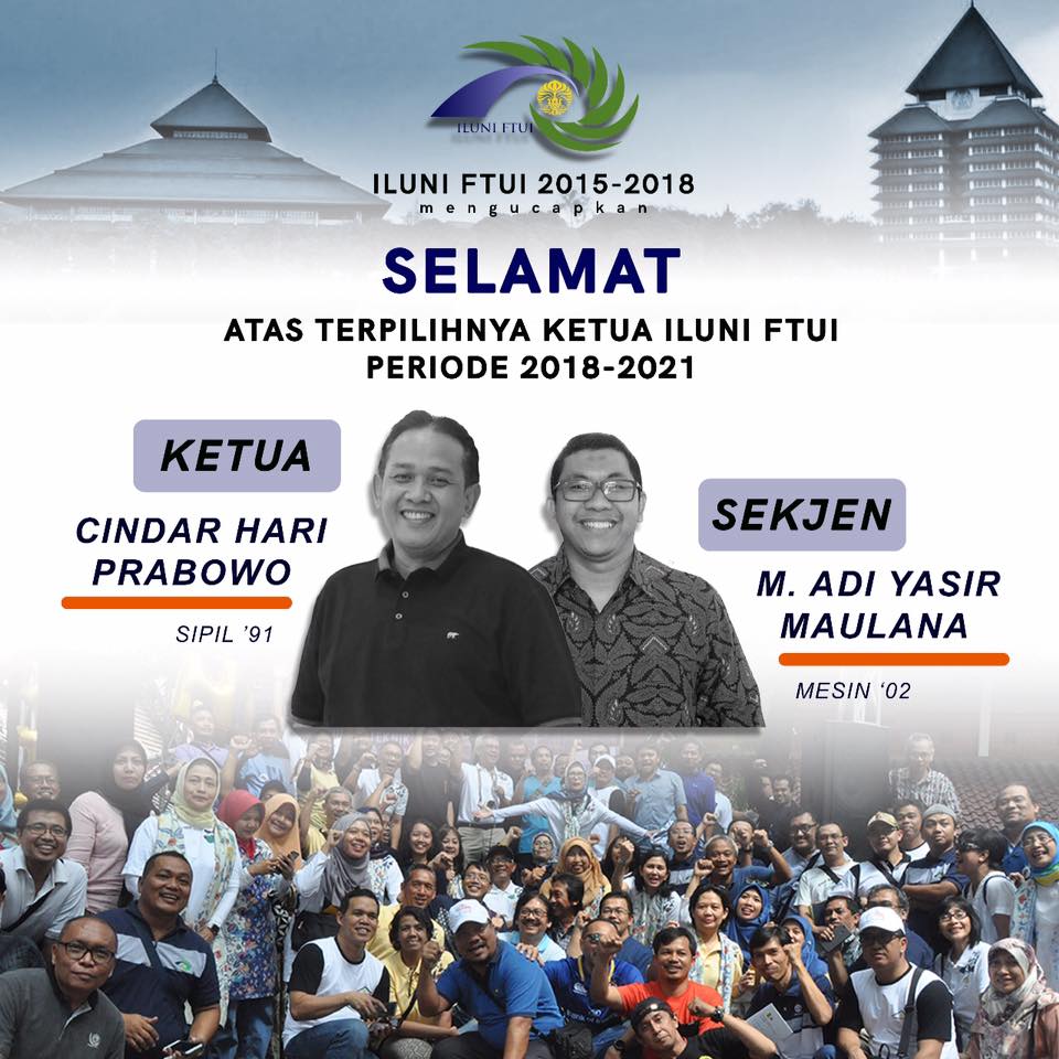 ILUNI Teknik - Selamat mengemban amanah bagi Cindar Hari...