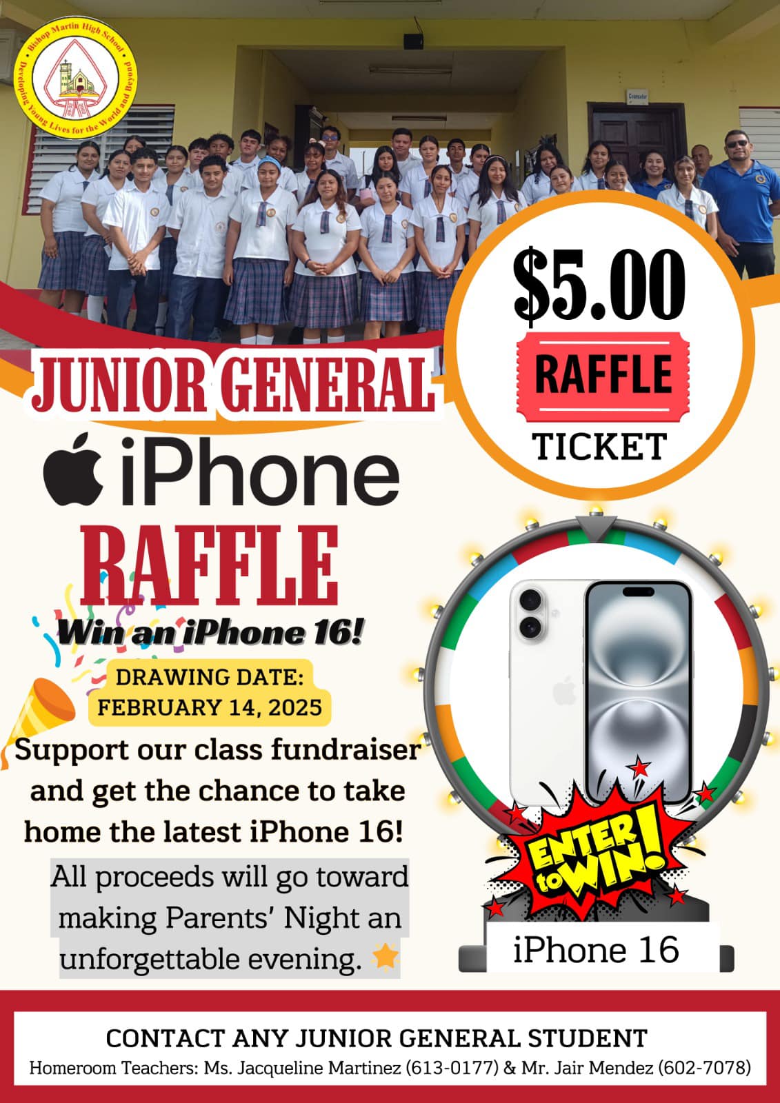 Bishop - 🚨iPhone 16 Raffle🚨 📌We know we can count on your support🙌♥️💛 ...