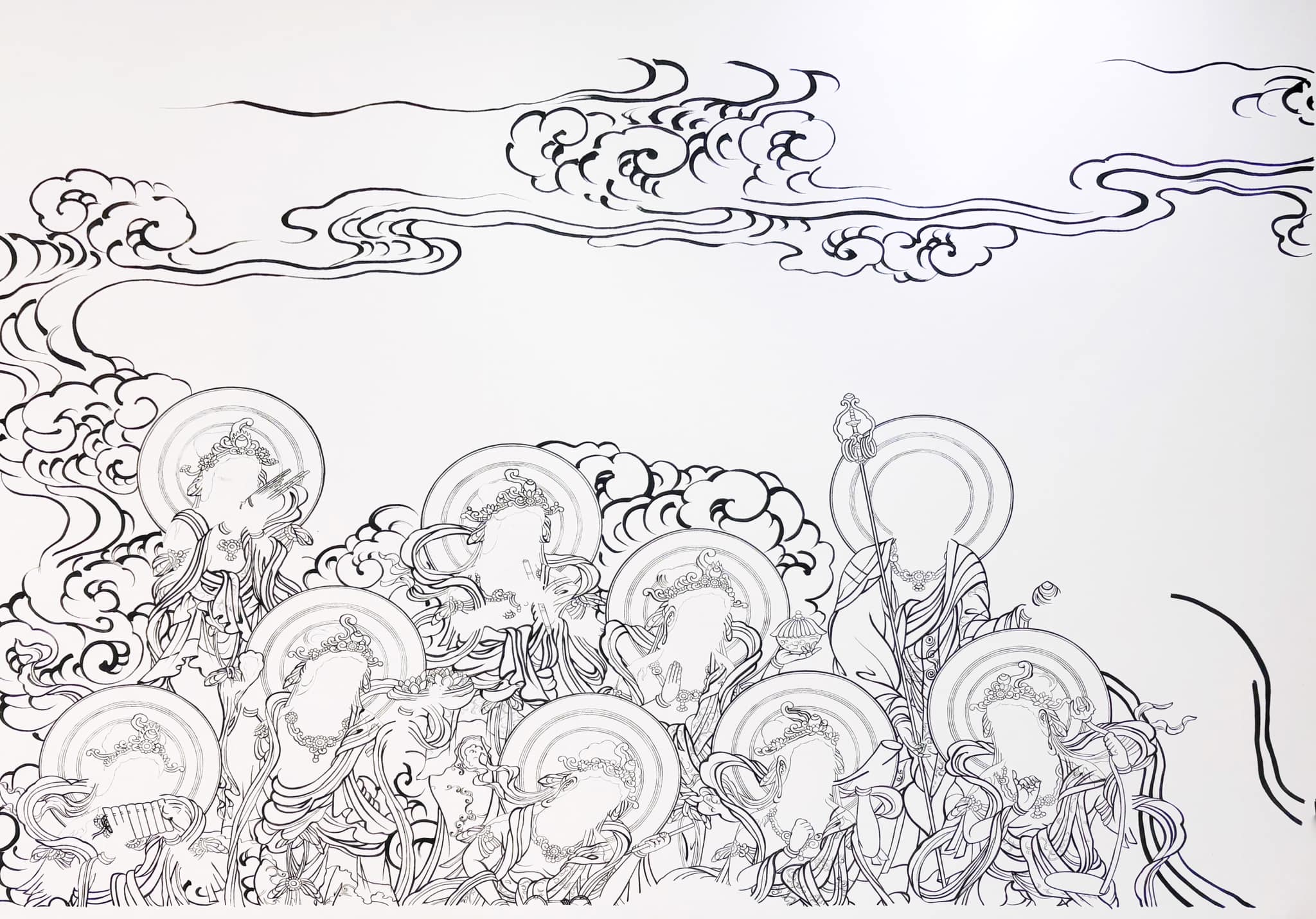 阿弥陀如来来迎図」の復元模写 時代を超えて人々の心を打つ真の芸術