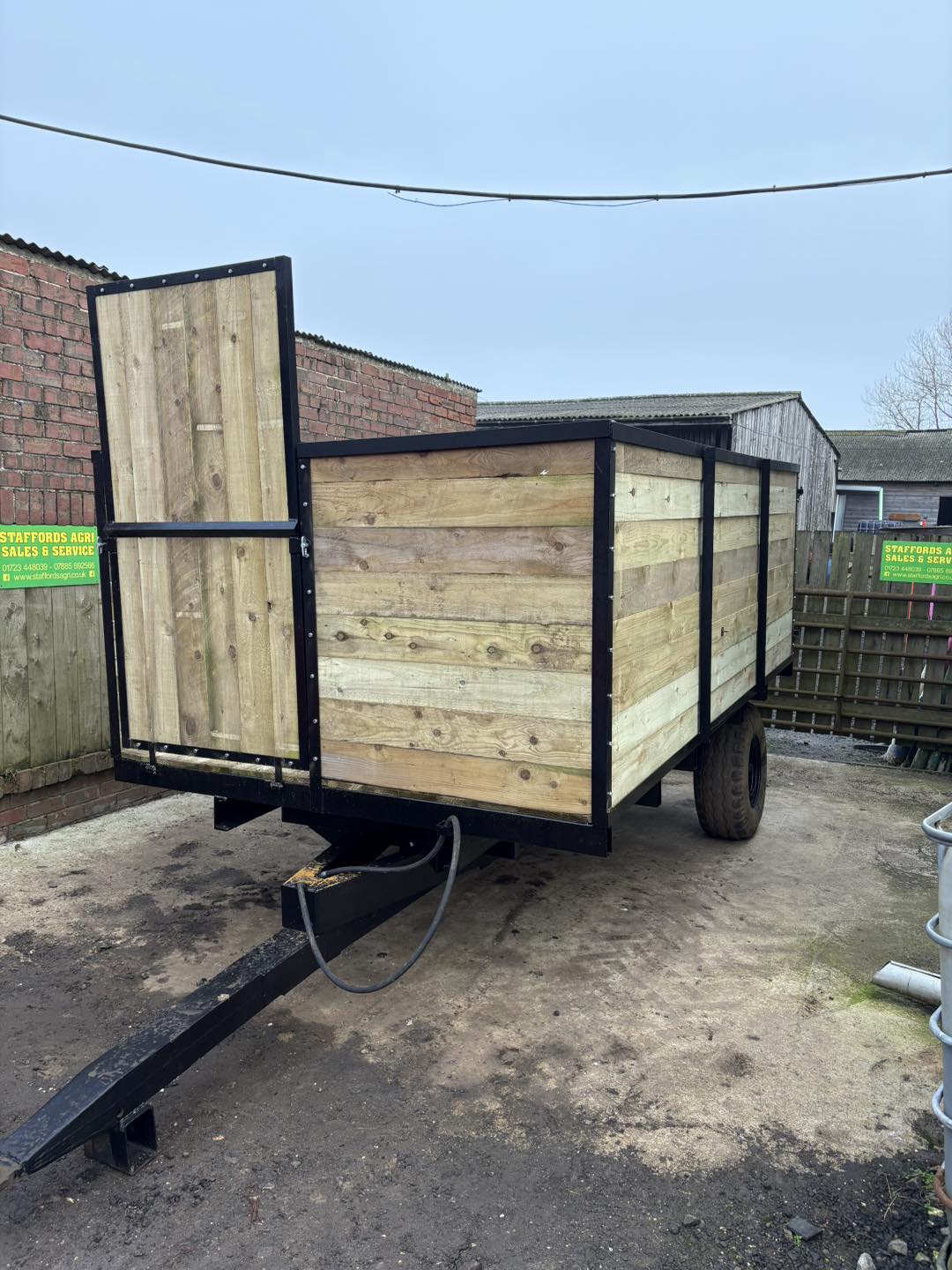 Stafford’s Agri - 6 ton front ramp muck trailer Freshly... | Facebook