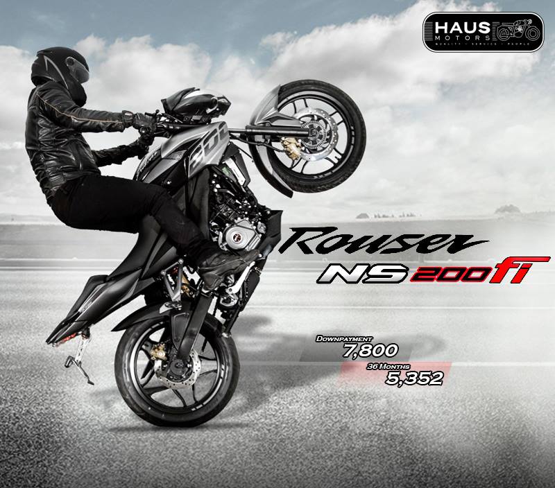 Hausmotors - The new ROUSER NS200 FI Fuel Efficient for...