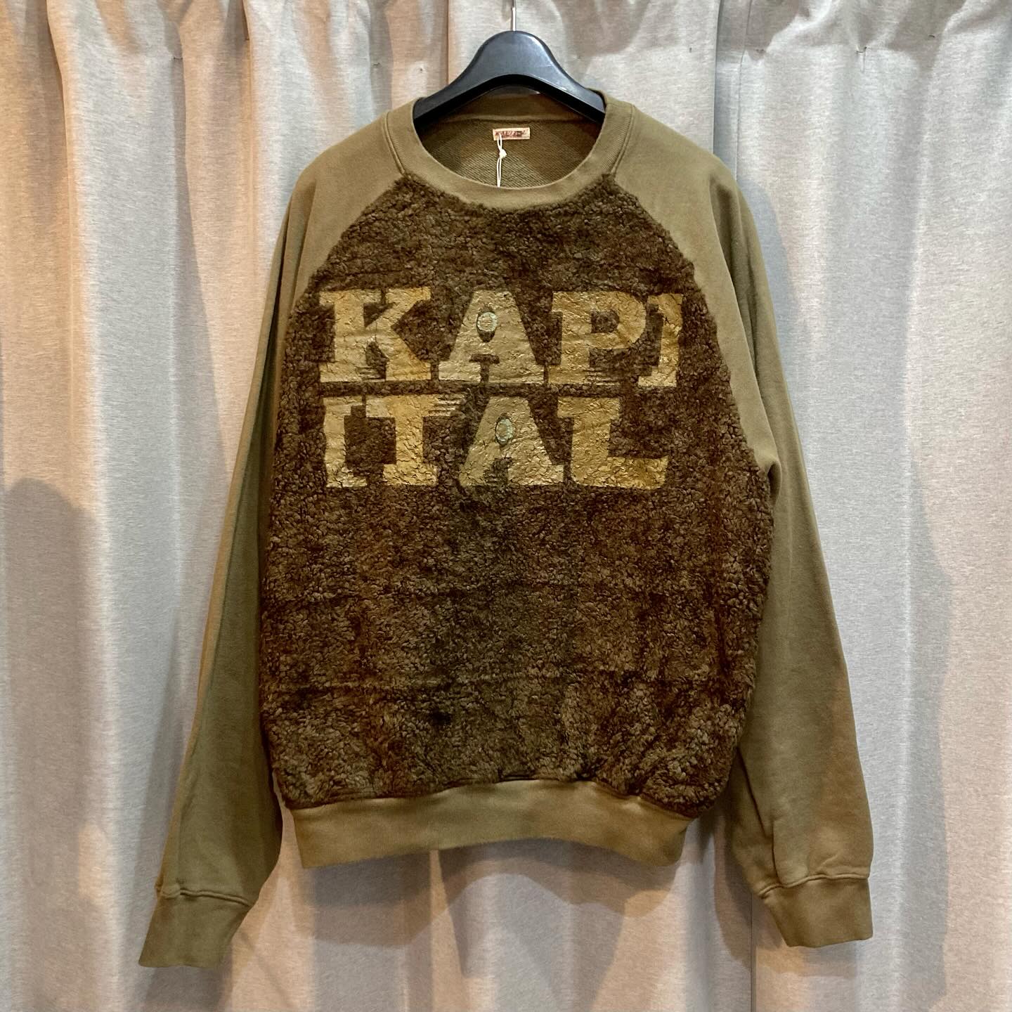 KAPITAL 30/-裏毛×ファー グリズリースウェット （SPEAKEASY KAPITALpt 