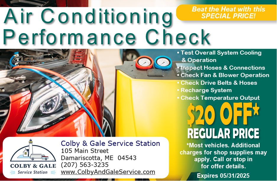 Colby - AIR CONDITIONING PERFORMANCE CHECK $25 OFF REGULAR PRICE!* Test ...