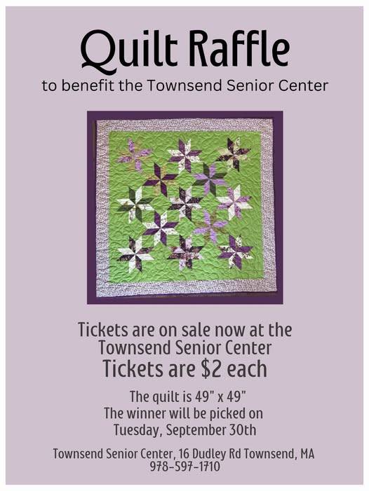 Townsend - The winner of the Quilt Raffle has been notified. Thank you ...