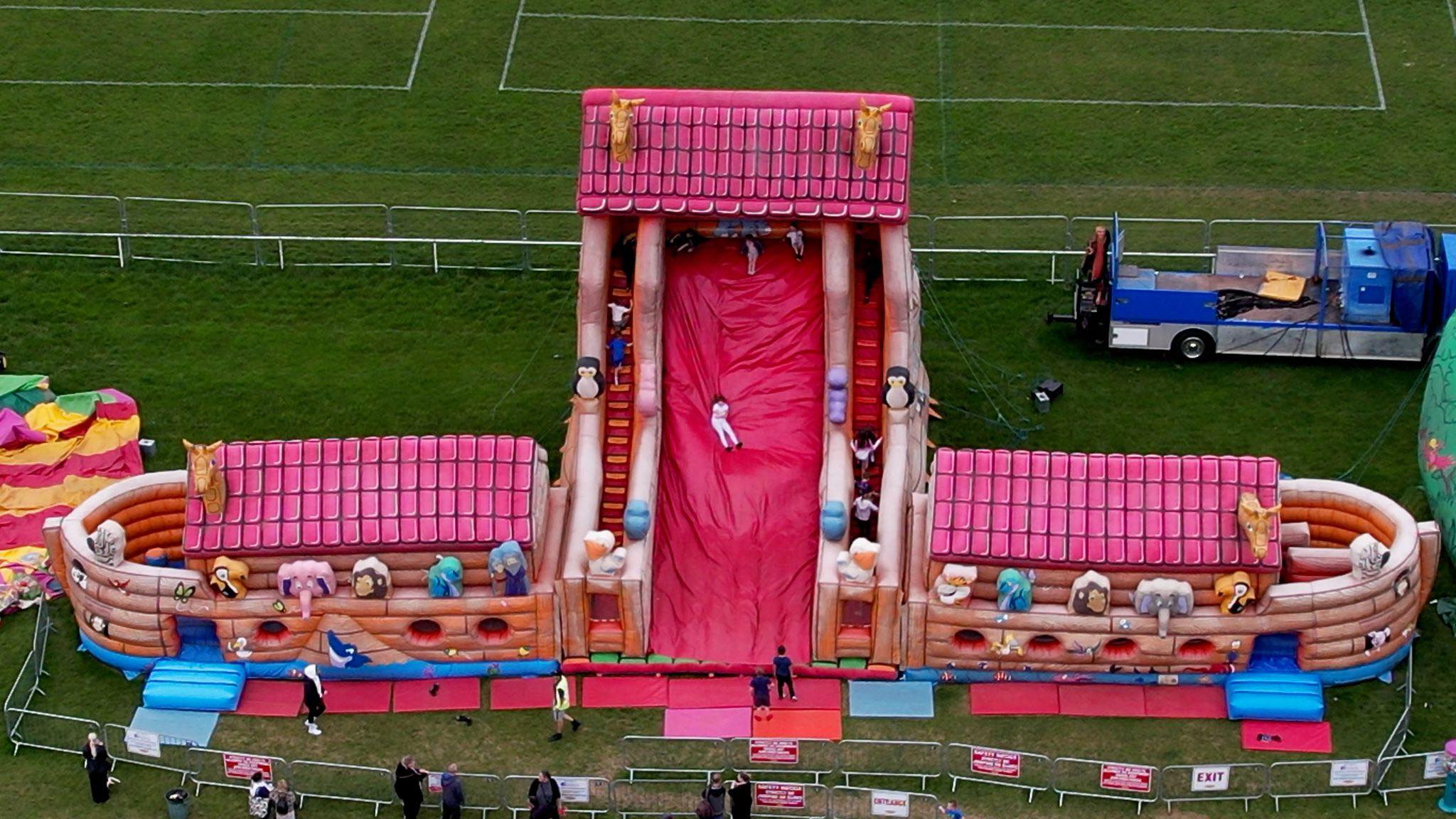 Inflatable - UKS BIGGEST INFLATABLE THEME PARK is open at Gatcombe Farm ...