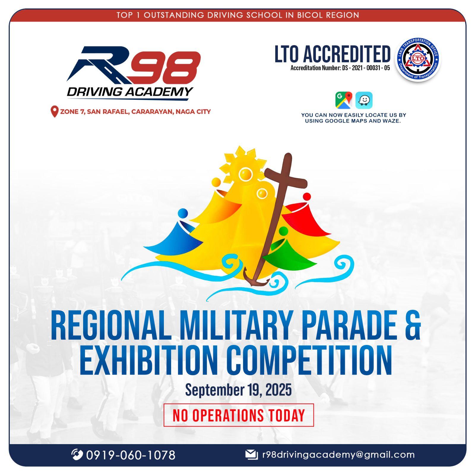 📢 PUBLIC ADVISORY 📢 Please be... - R98 Driving Academy | Facebook