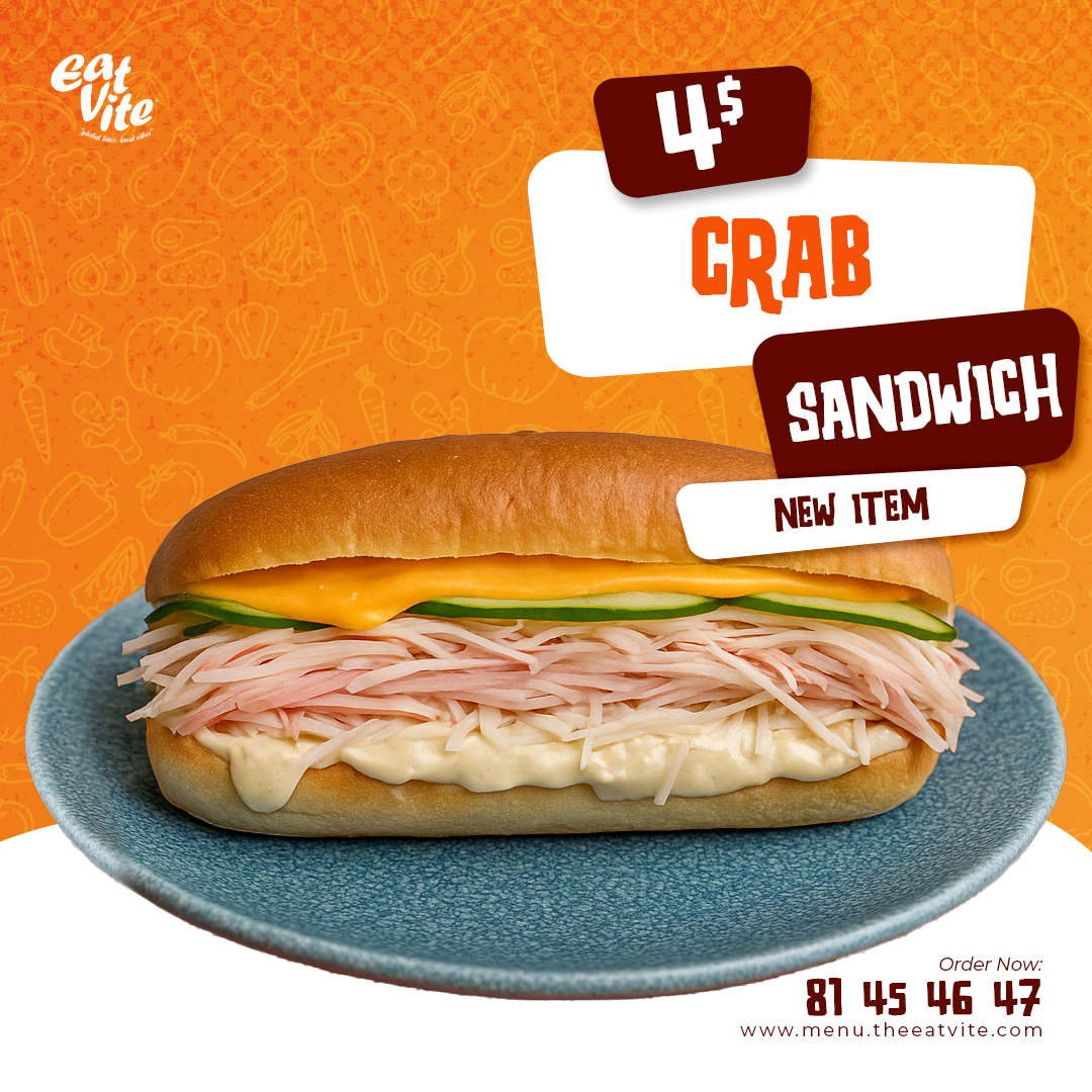 Eatvite Snack - 🦀 Crab Lovers Rejoice! 🦀 New on the menu:... | Facebook
