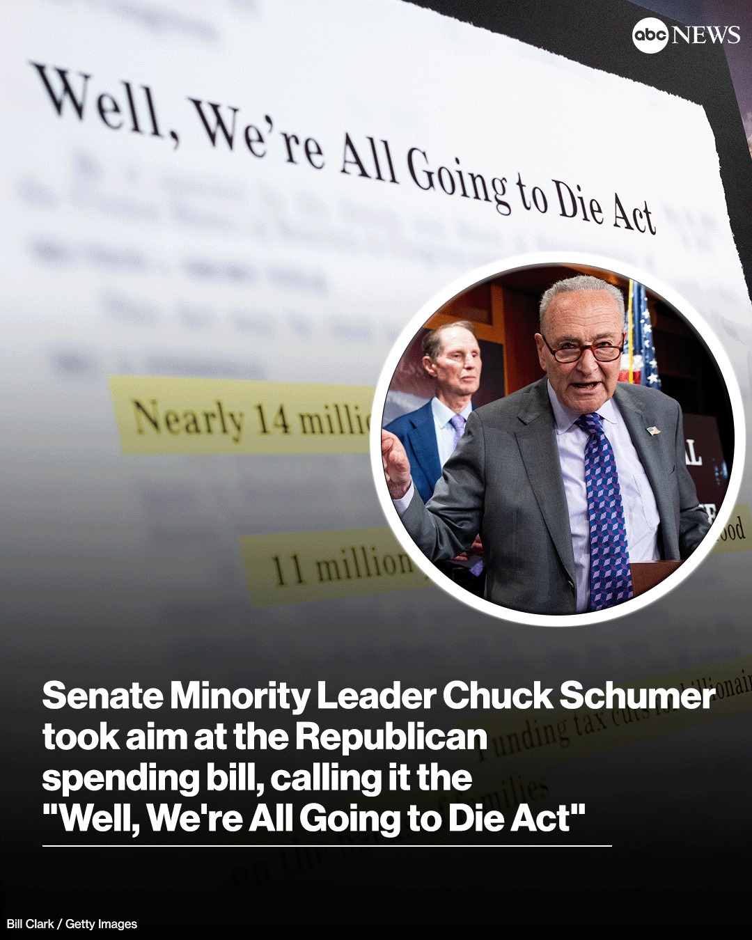 ABC - Senate Minority Leader Chuck Schumer took aim at the Republican ...