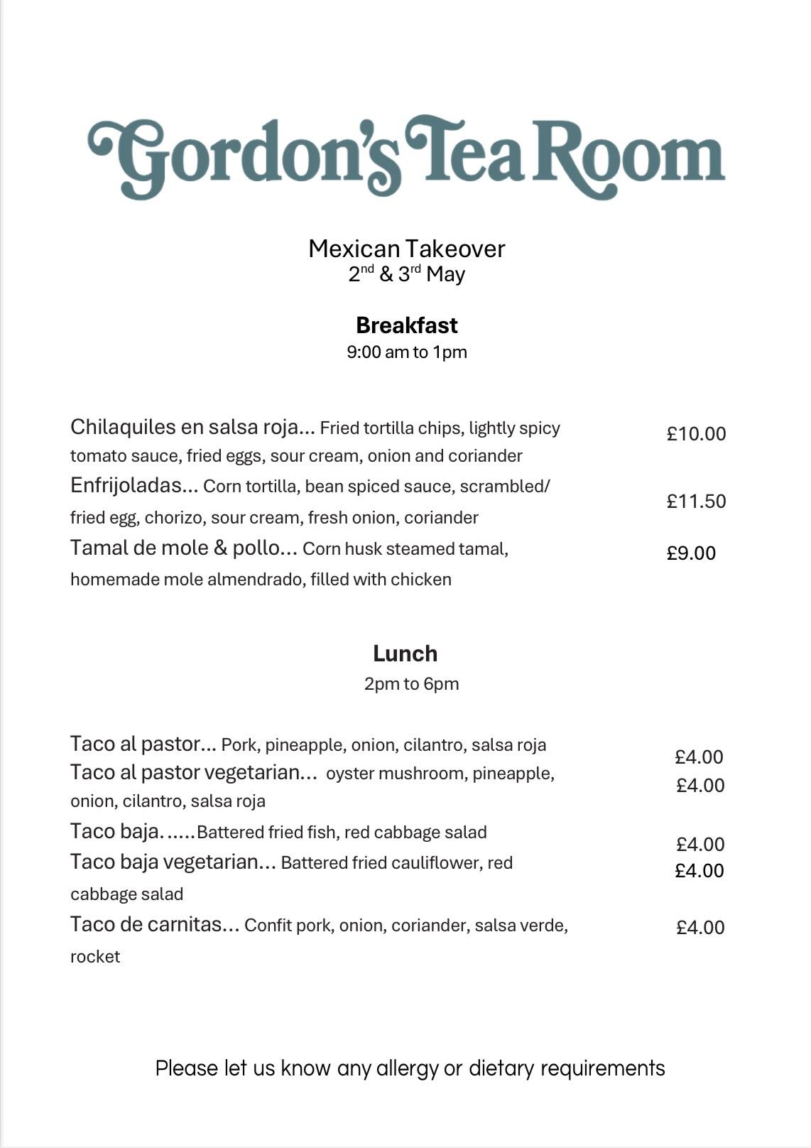 Gordon's Tea Room | Braemar