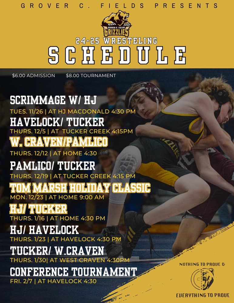 Updated schedule - Grover C. Fields Middle School | Facebook