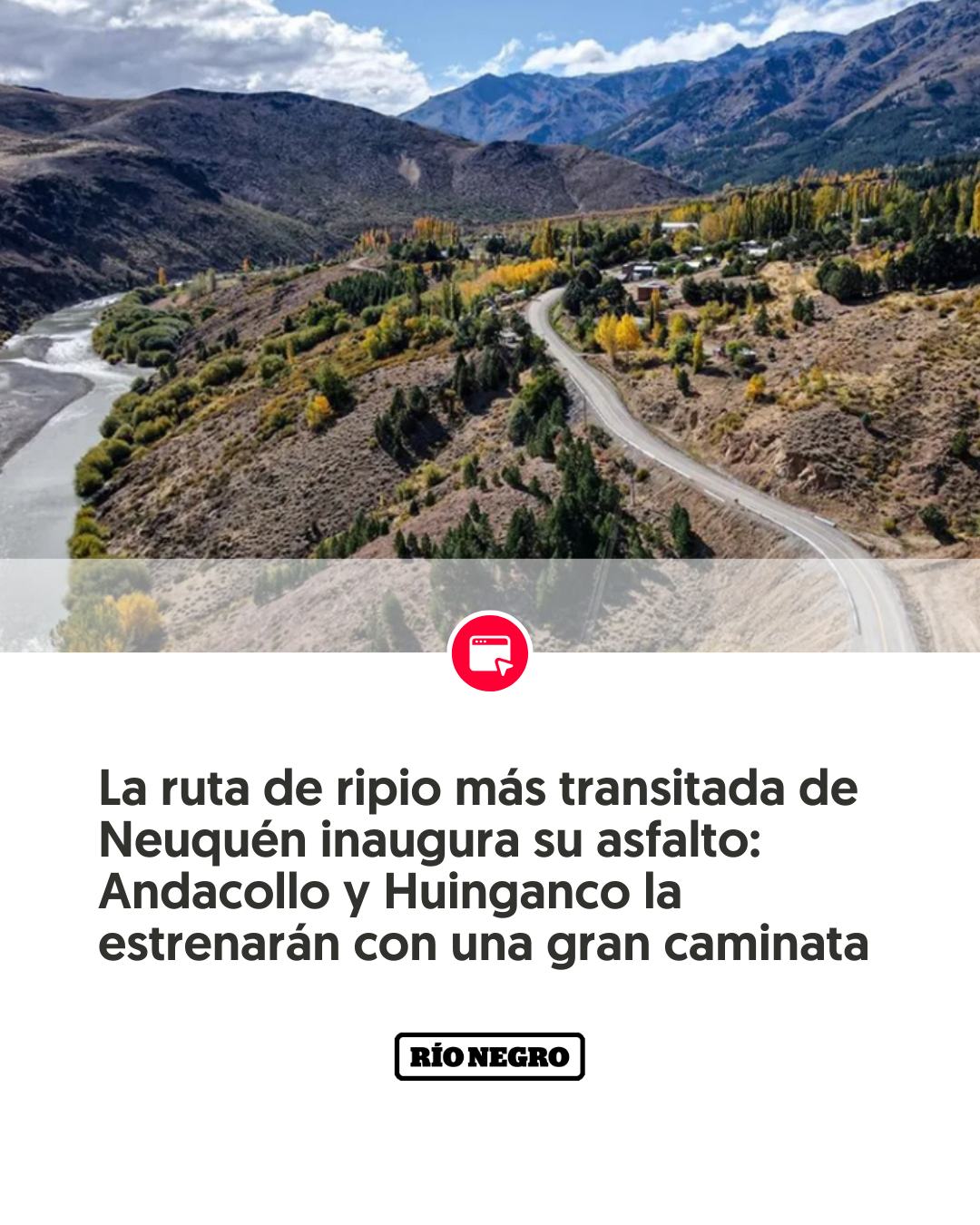 🛣️ La ruta de ripio más transitada de... - Diario Río Negro | Facebook