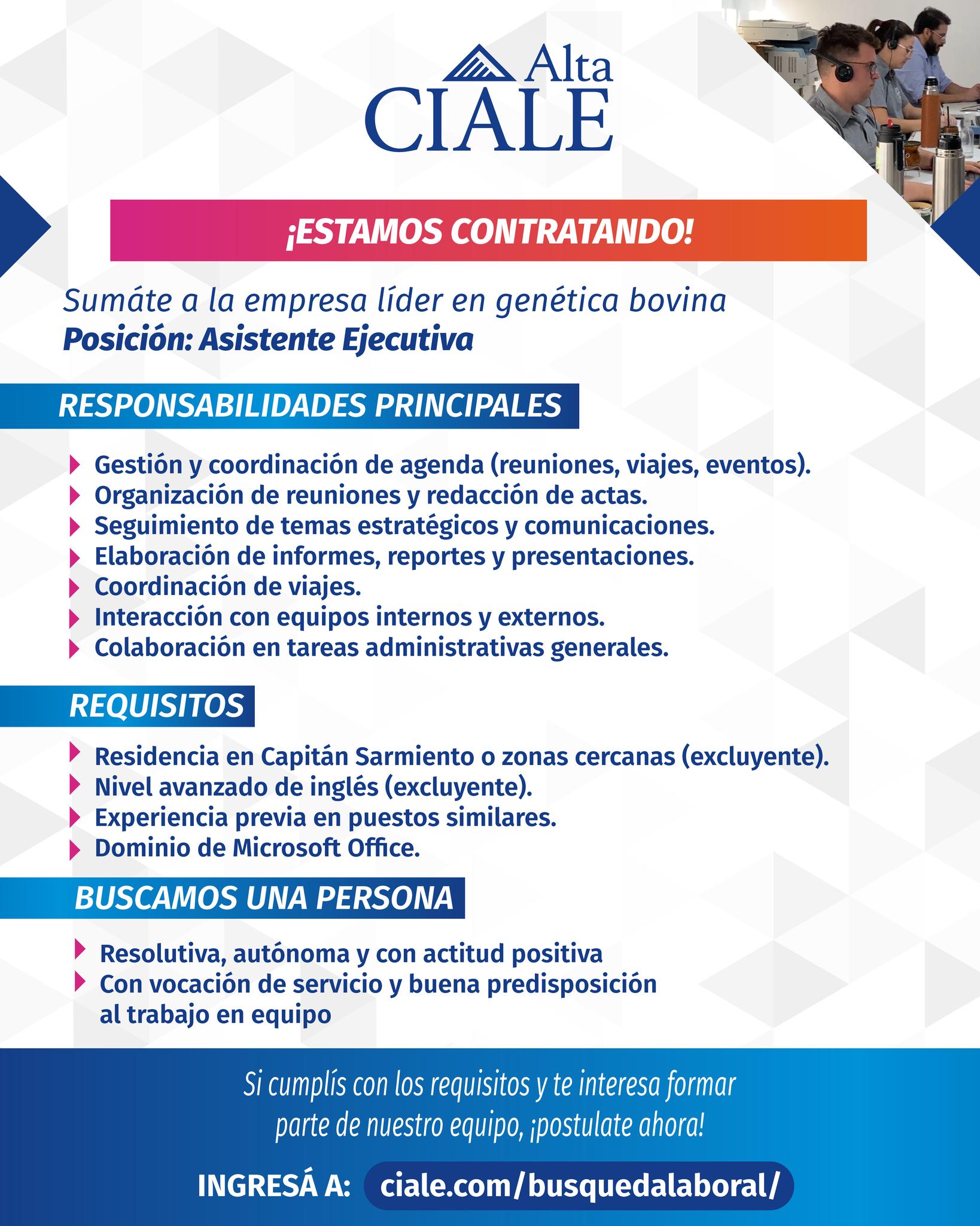 CIALE Alta - 🚨 ¡Estamos contratando! En CIALE Alta abrimos... | Facebook