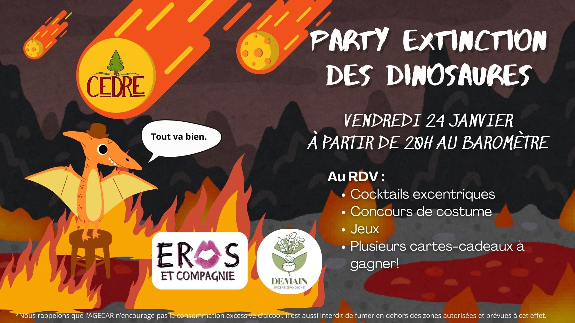 Party Extinction des Dinosaures