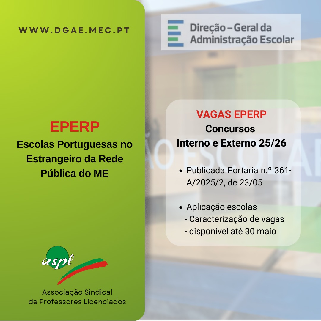 ASPL - EPERP (𝐄𝐬𝐜𝐨𝐥𝐚 𝐏𝐨𝐫𝐭𝐮𝐠𝐮𝐞𝐬𝐚𝐬 𝐧𝐨 𝐄𝐬𝐭𝐫𝐚𝐧𝐠𝐞𝐢𝐫𝐨 𝐝𝐚 𝐑𝐞𝐝𝐞 𝐏𝐮́𝐛𝐥𝐢𝐜𝐚 𝐝𝐨 𝐌𝐄 ...