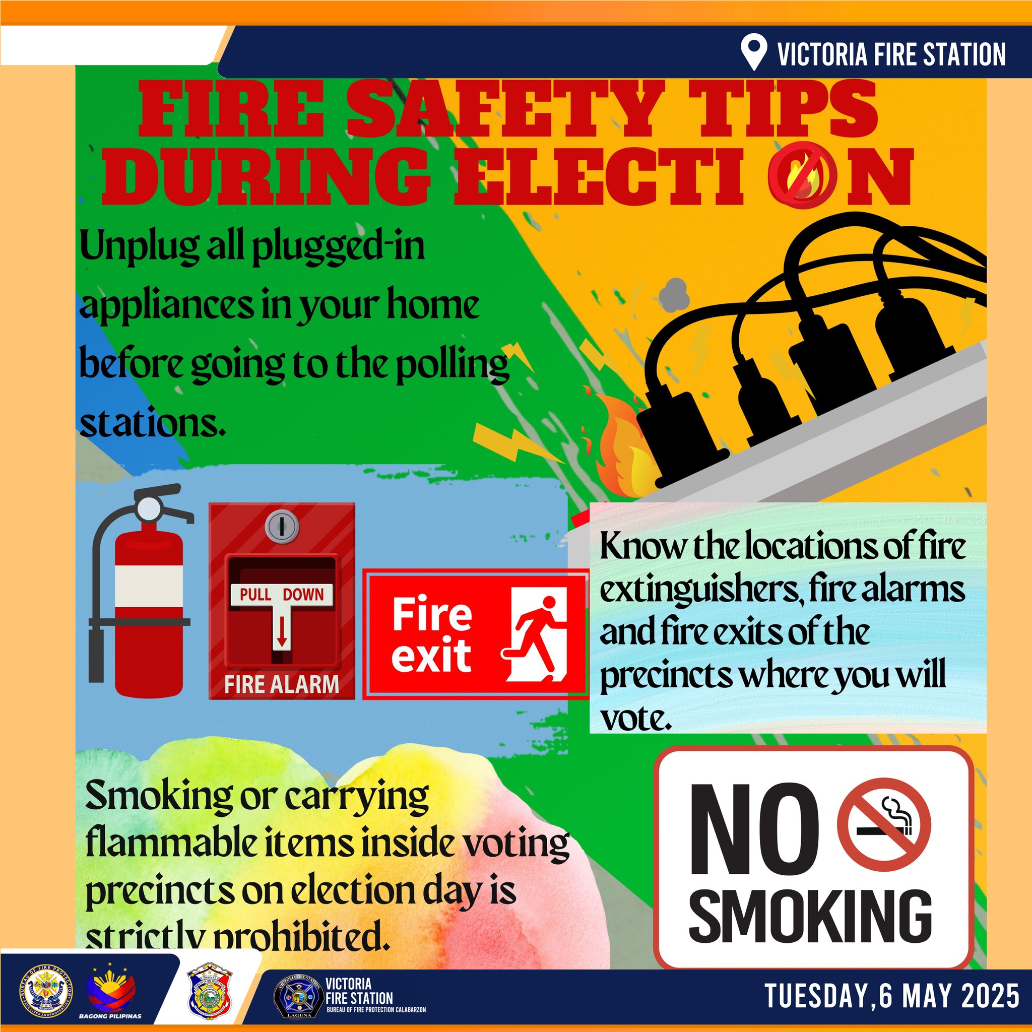 IN PHOTO: 6 May 2025:... - BFP R4A Victoria Fire Station | Facebook