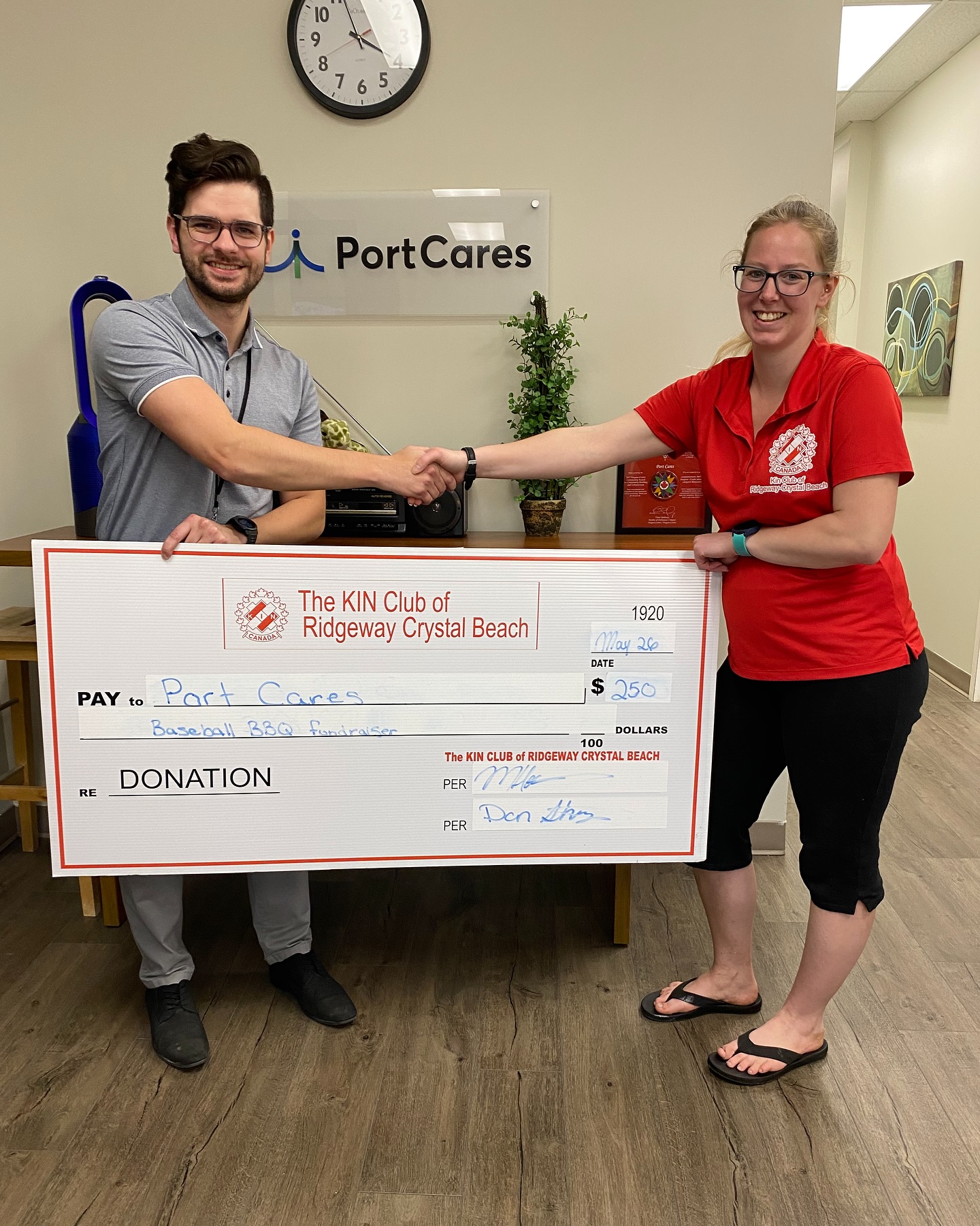 Port - We recently received an awesome donation of $250 from The KIN ...