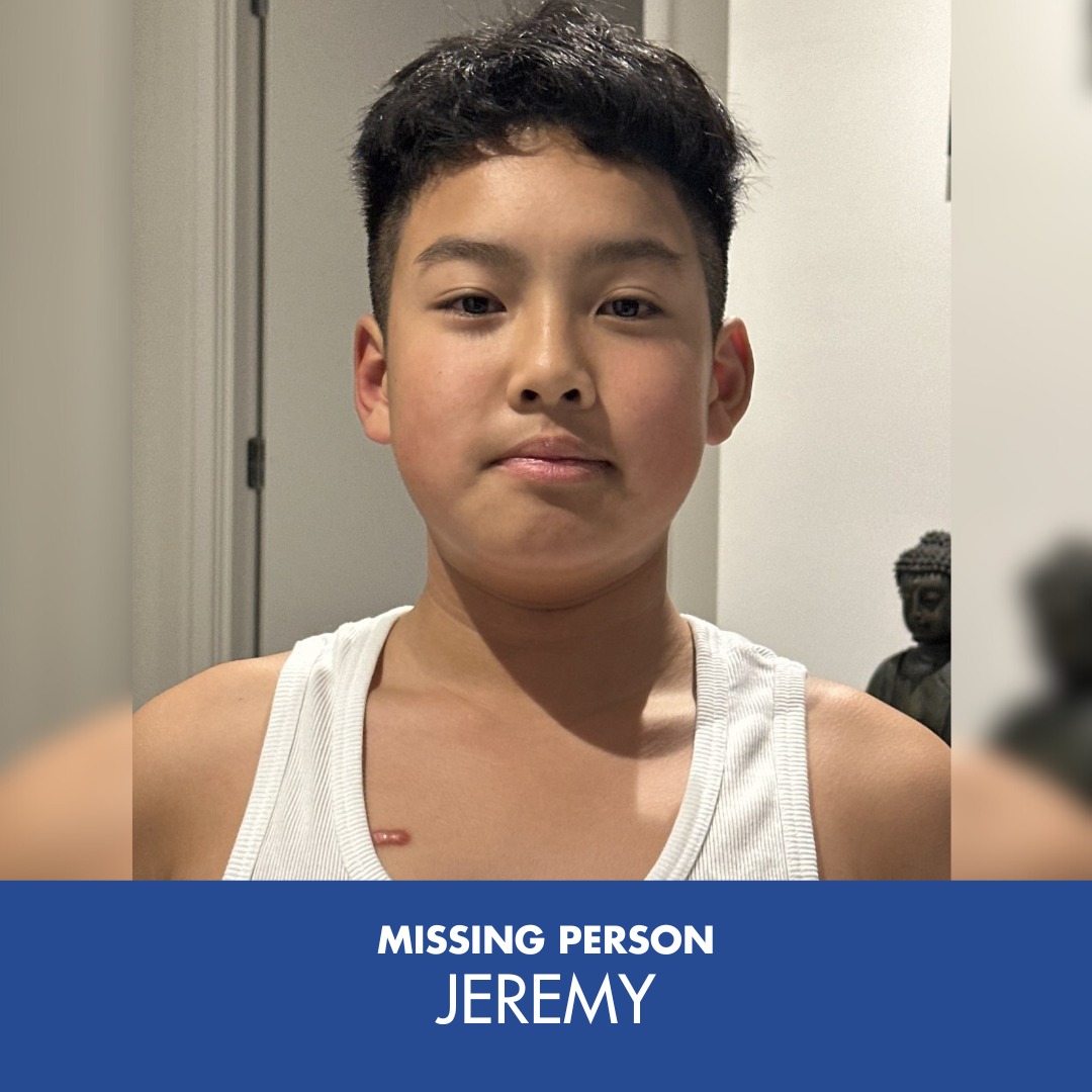 Eyewatch - Jeremy is missing. The 14-year-old was last seen on Rufus St ...