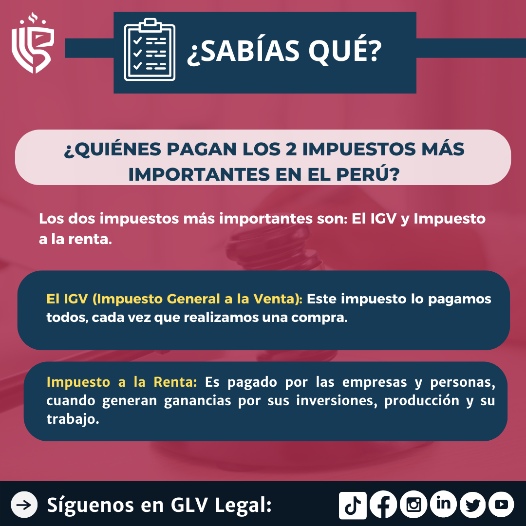 GLV Legal - #SabíasQué ¿Quiénes pagan los 2 impuestos más... | Facebook