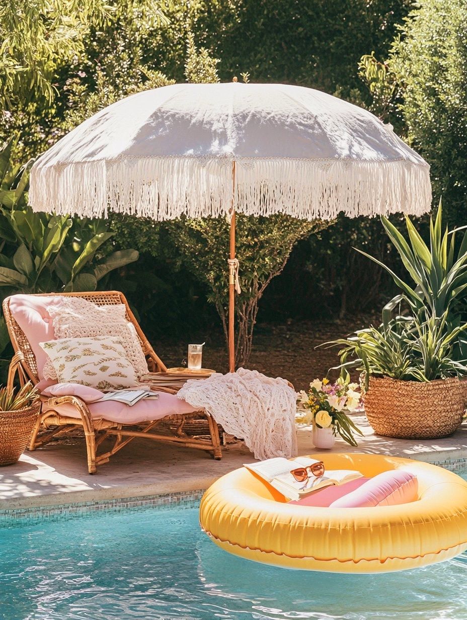 Good - Pool float, iced tea, and absolutely no plans. Just me, the ...