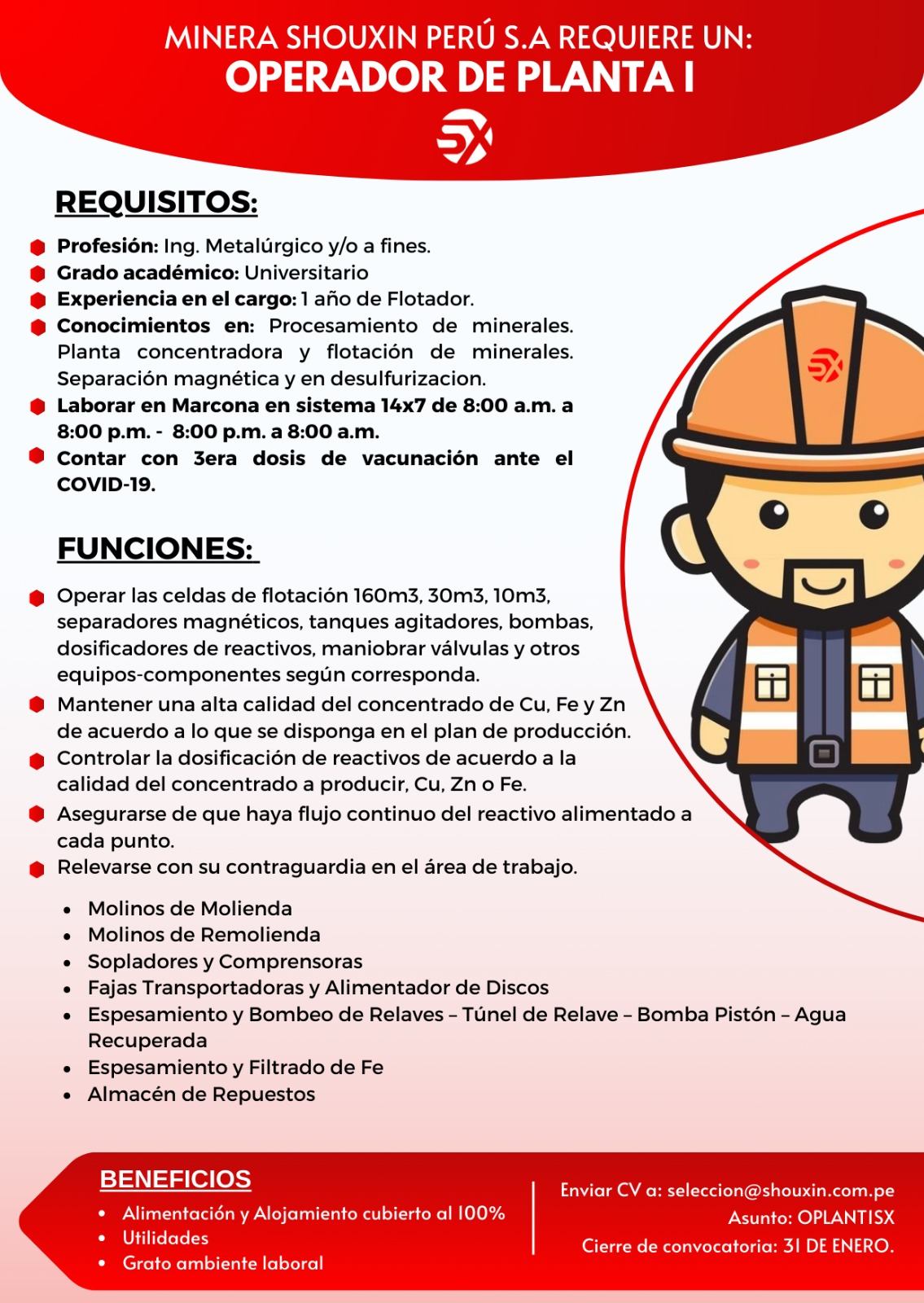 Minera - Minera Shouxin Perú S.A. es una compañía constituida en el ...