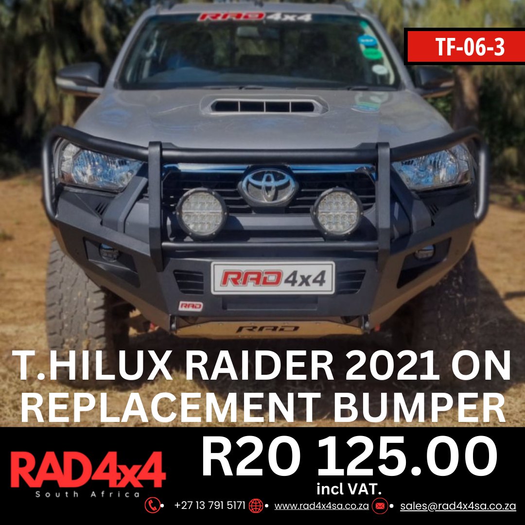 RAD - Built to last. Built for adventure. The RAD4x4 Replacement Bumper ...