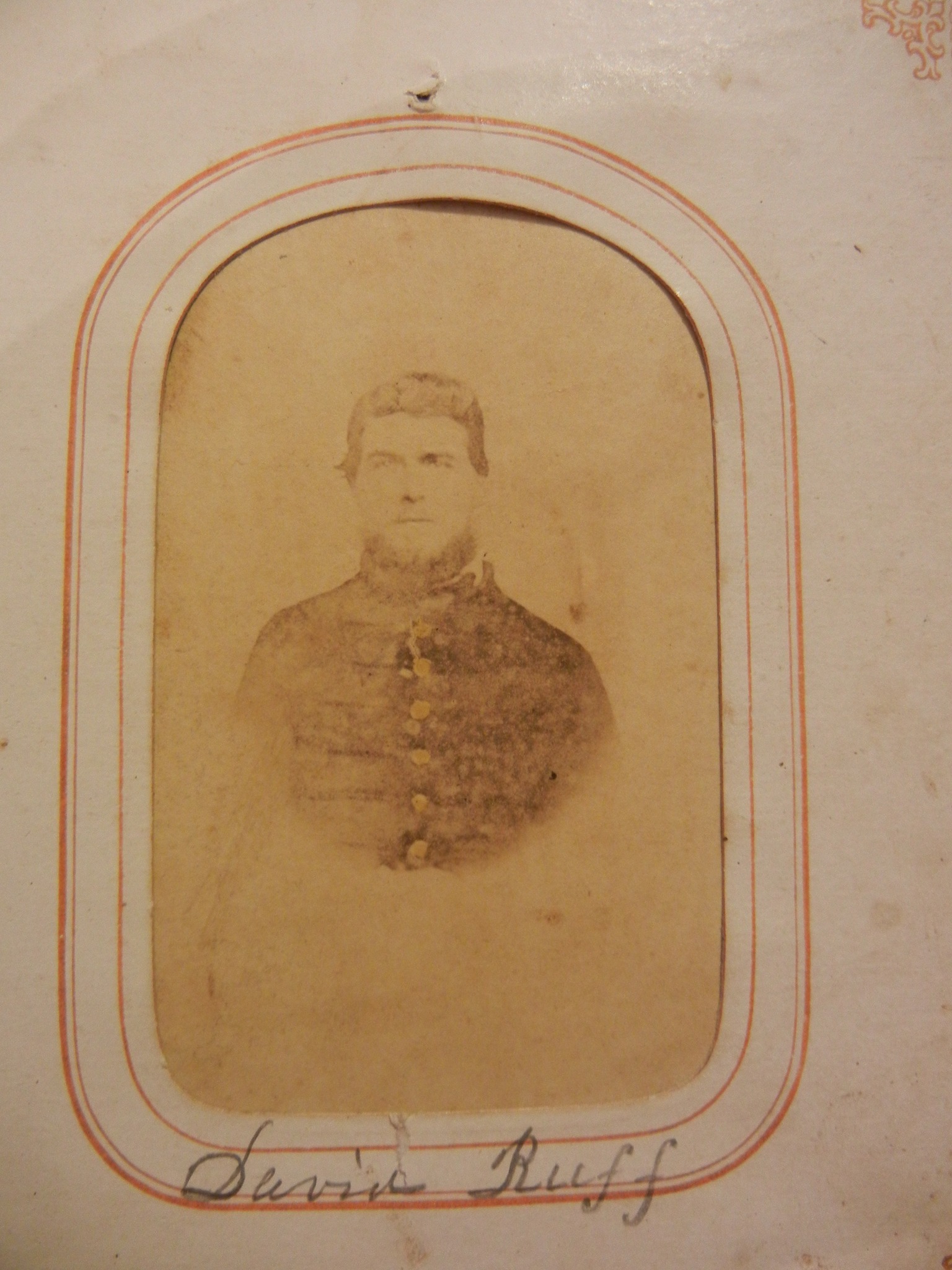 Mississippi - Pvt. David Hawthorne Ruff, Company B, 3rd Mississippi ...